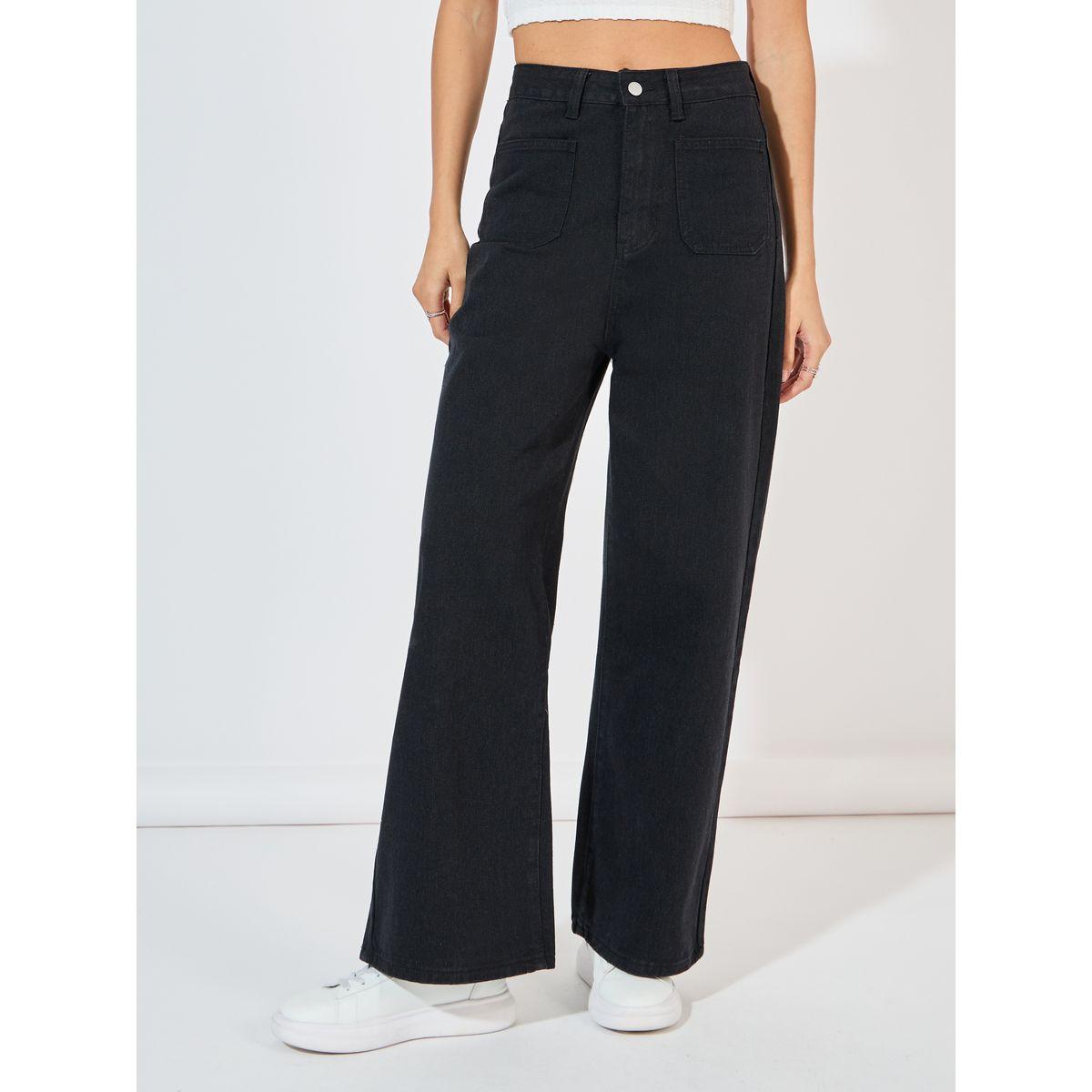 Styli Super High Rise Wide Leg Jeans with Front Pocket-women-clothing-bottoms-jeans-image-2