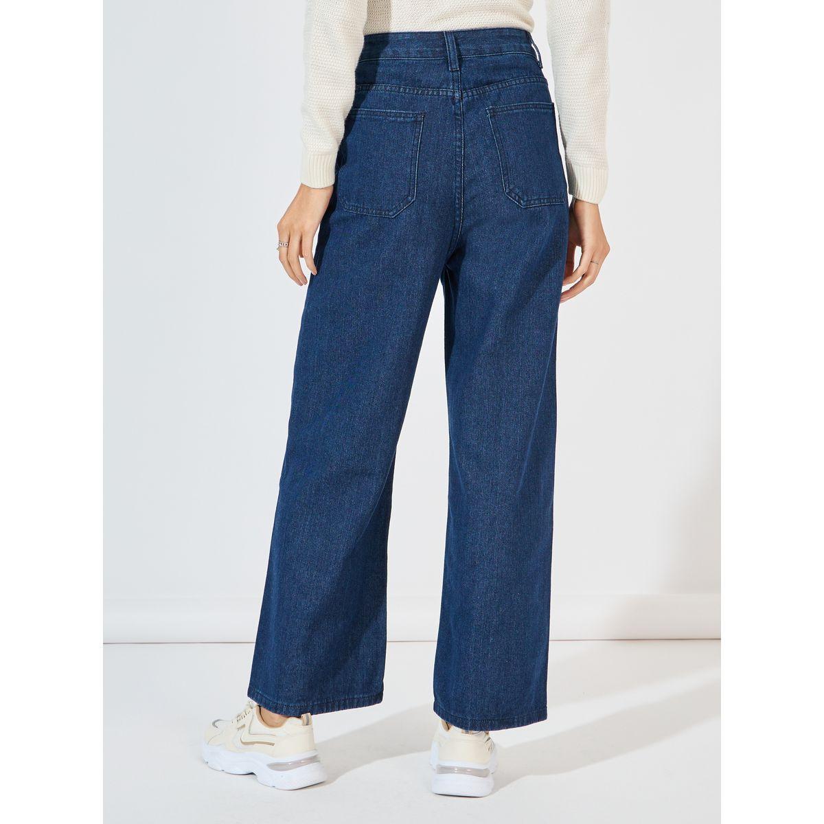 Styli Super High Rise Wide Leg Jeans with Front Pocket-women-clothing-bottoms-jeans-image-4