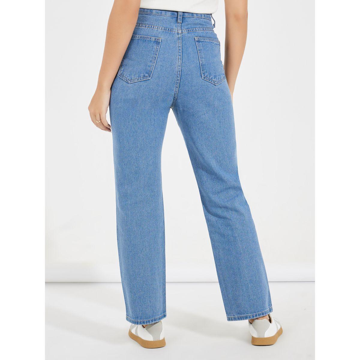 Styli Basic Straight Fit Ankle Length Jeans-women-clothing-bottoms-jeans-image-4