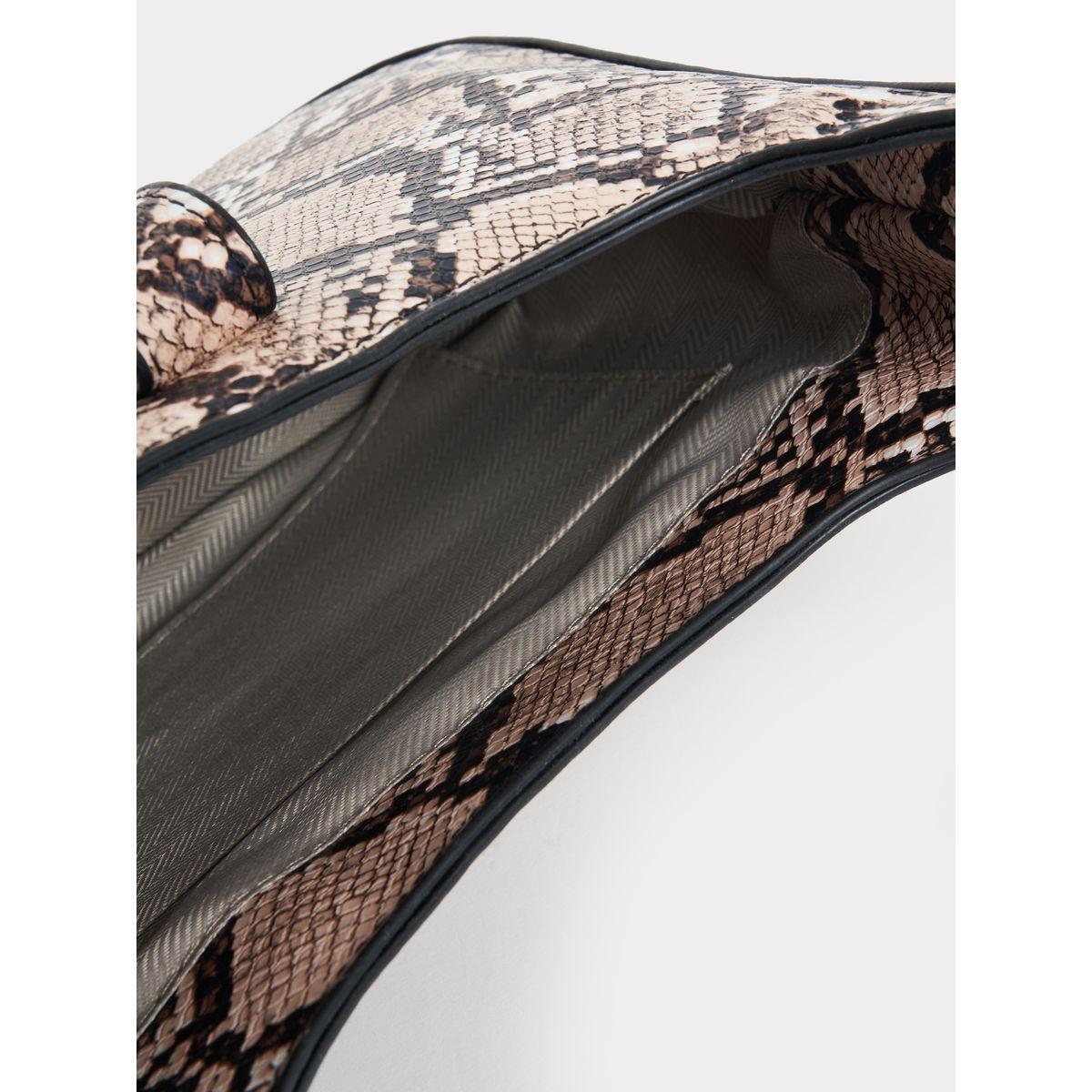شنطة كتف مطبعة بطبعة جلد ثعبان-women-bagsandwallets-handbags-image-1