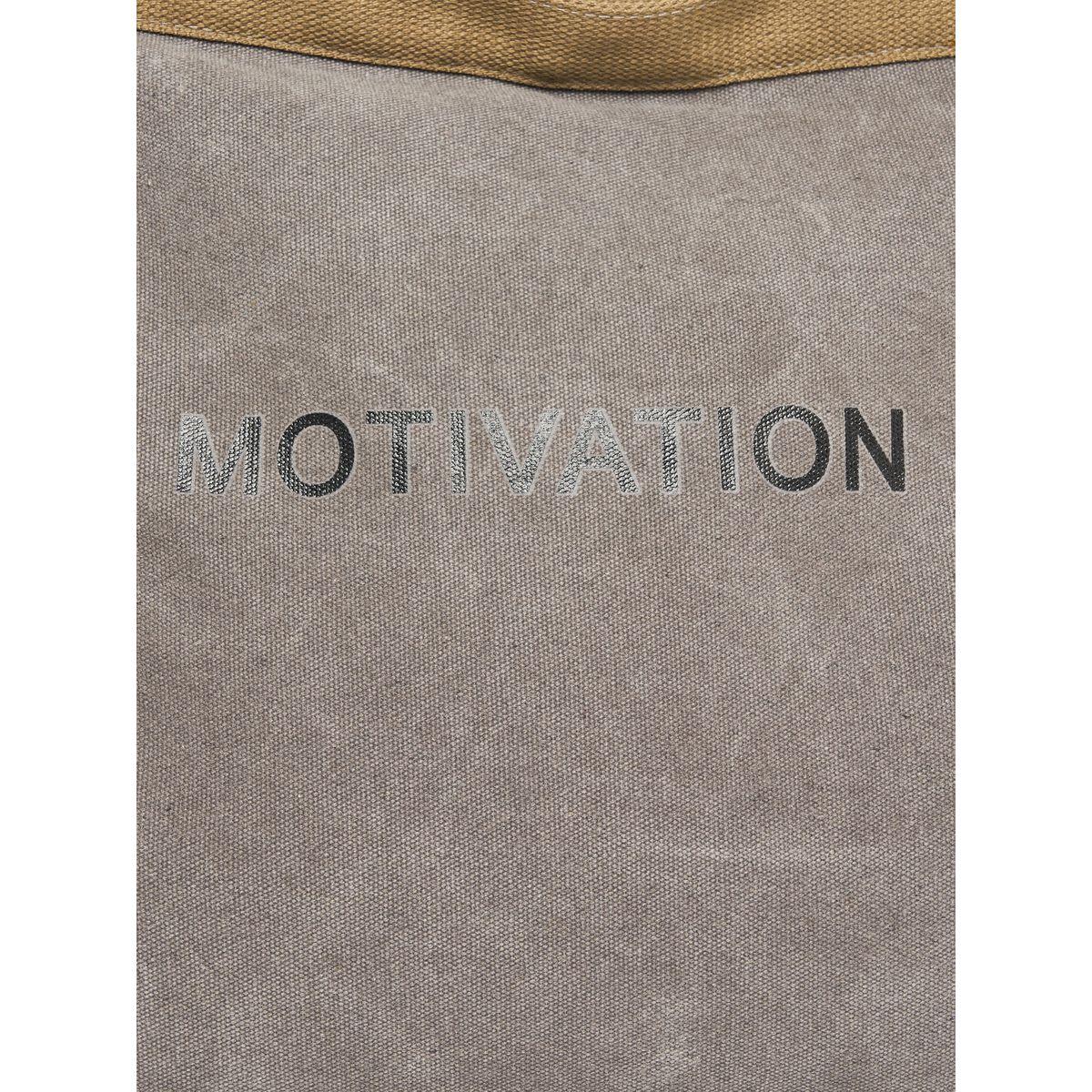 Styli Slogan Print Tote Bag with Zip Closure-women-bagsandwallets-handbags-image-6