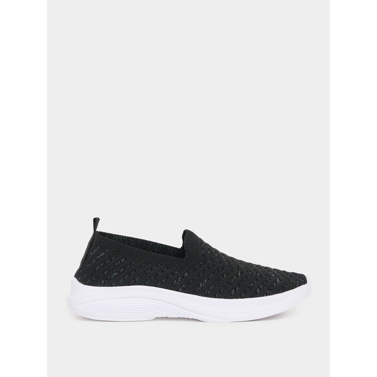 Styli Knitted Slip On Casual Shoes-women-shoes-loafersandmoccasins-image-1