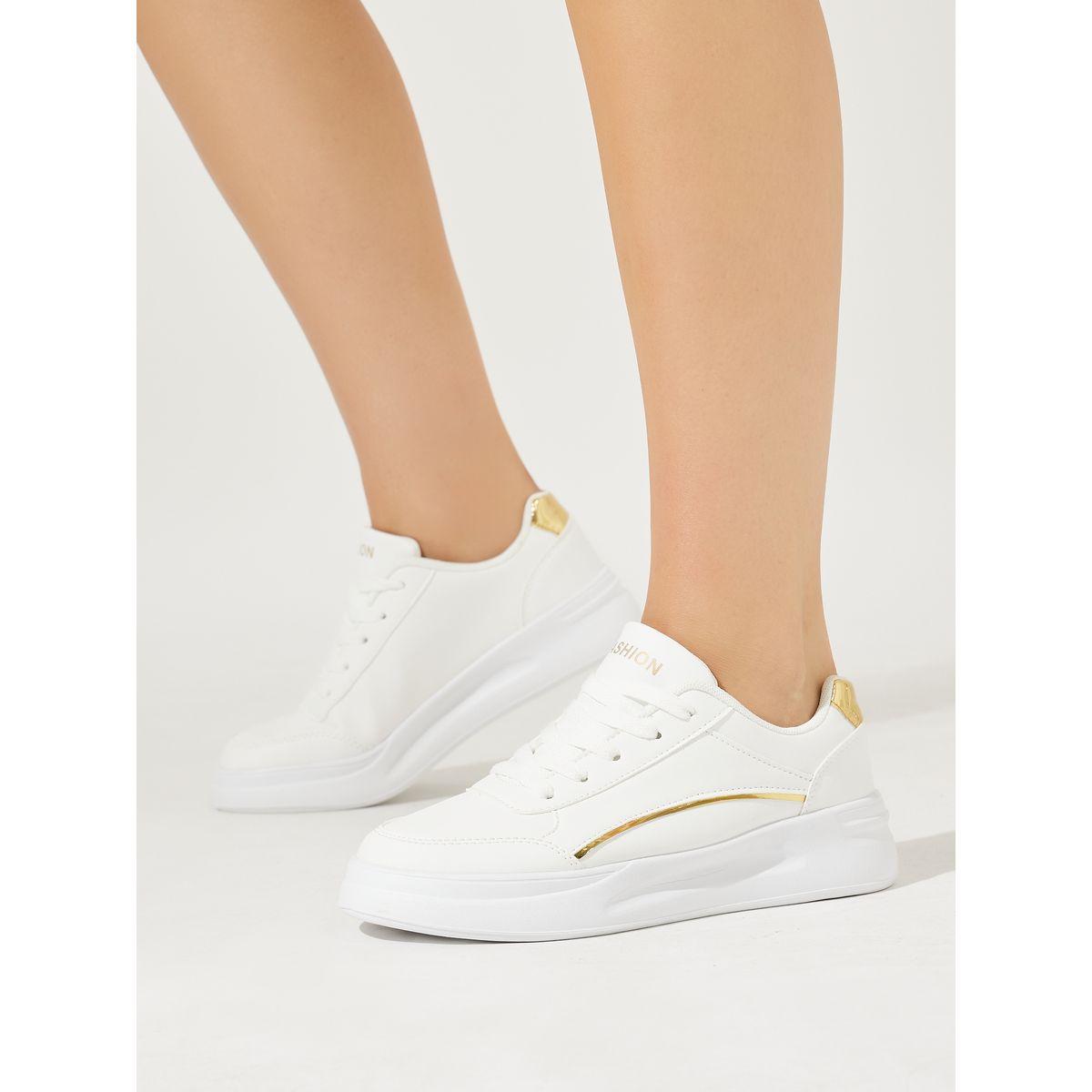 Styli Lining Detail Classic Lace-Up Sneaker-women-shoes-sneakers-image-1