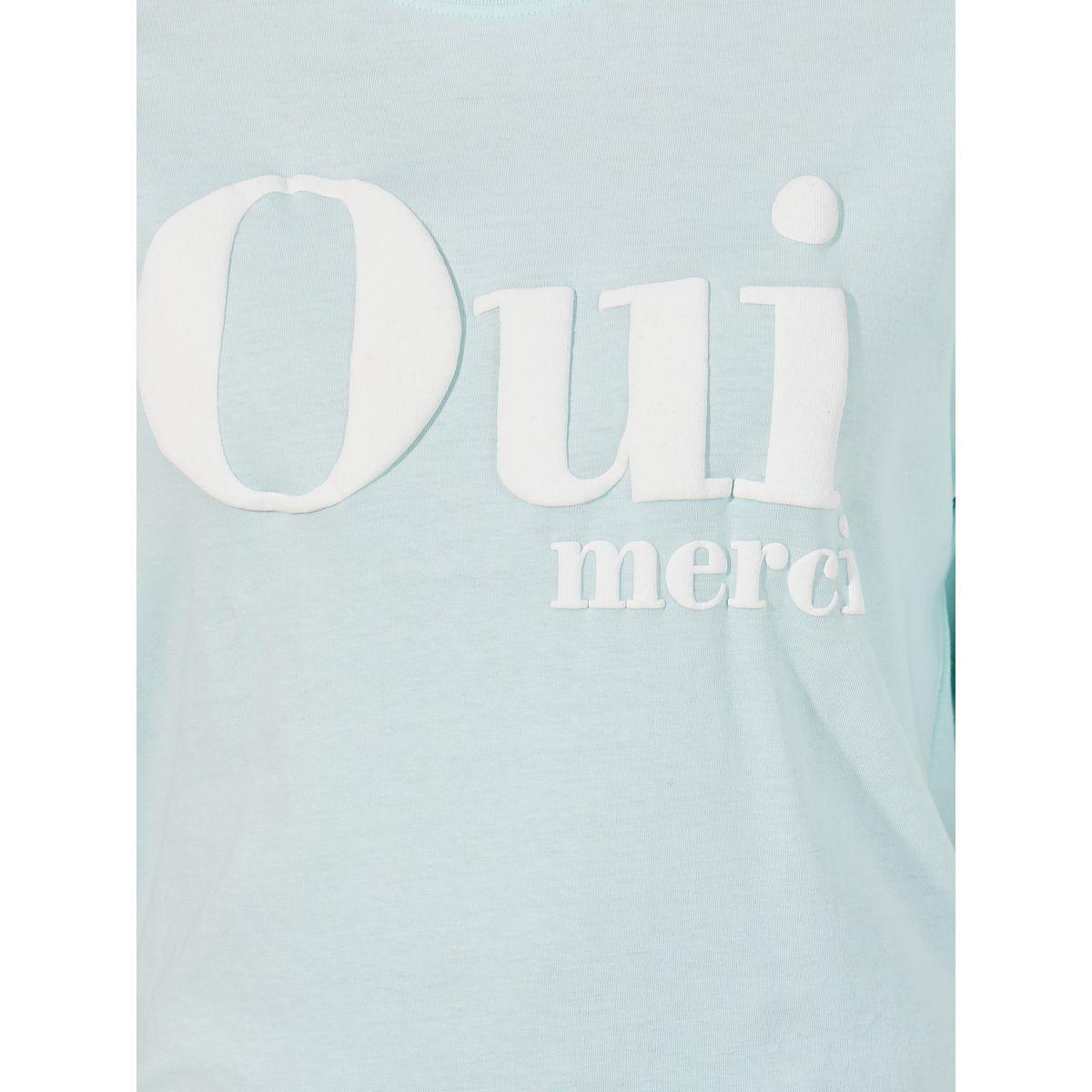 تيشيرت فضفاض مطبع بطبعة كتابة-women-clothing-tshirts-image-4
