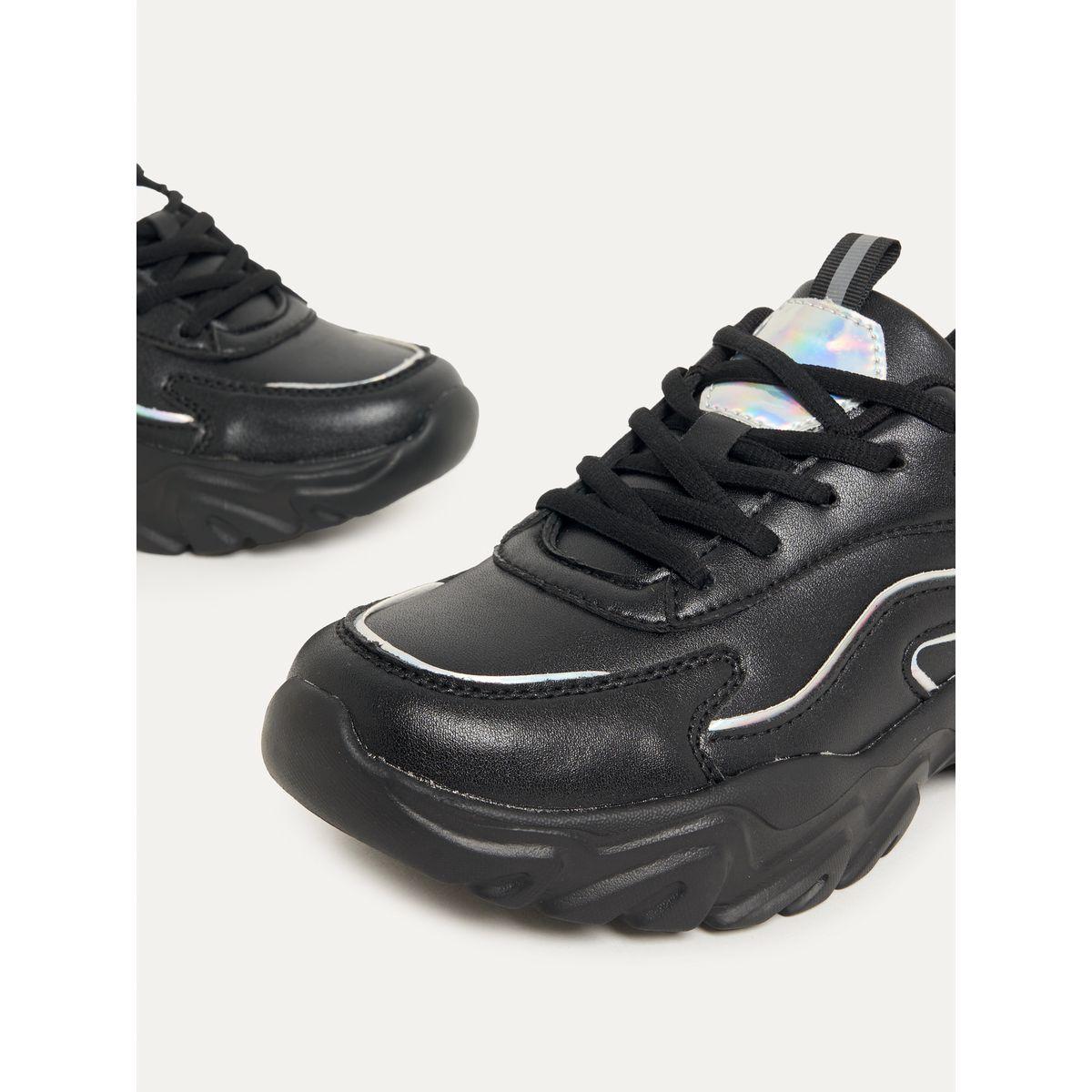 Styli Patch Decor Lace Up Sneakers-women-shoes-sneakers-image-4