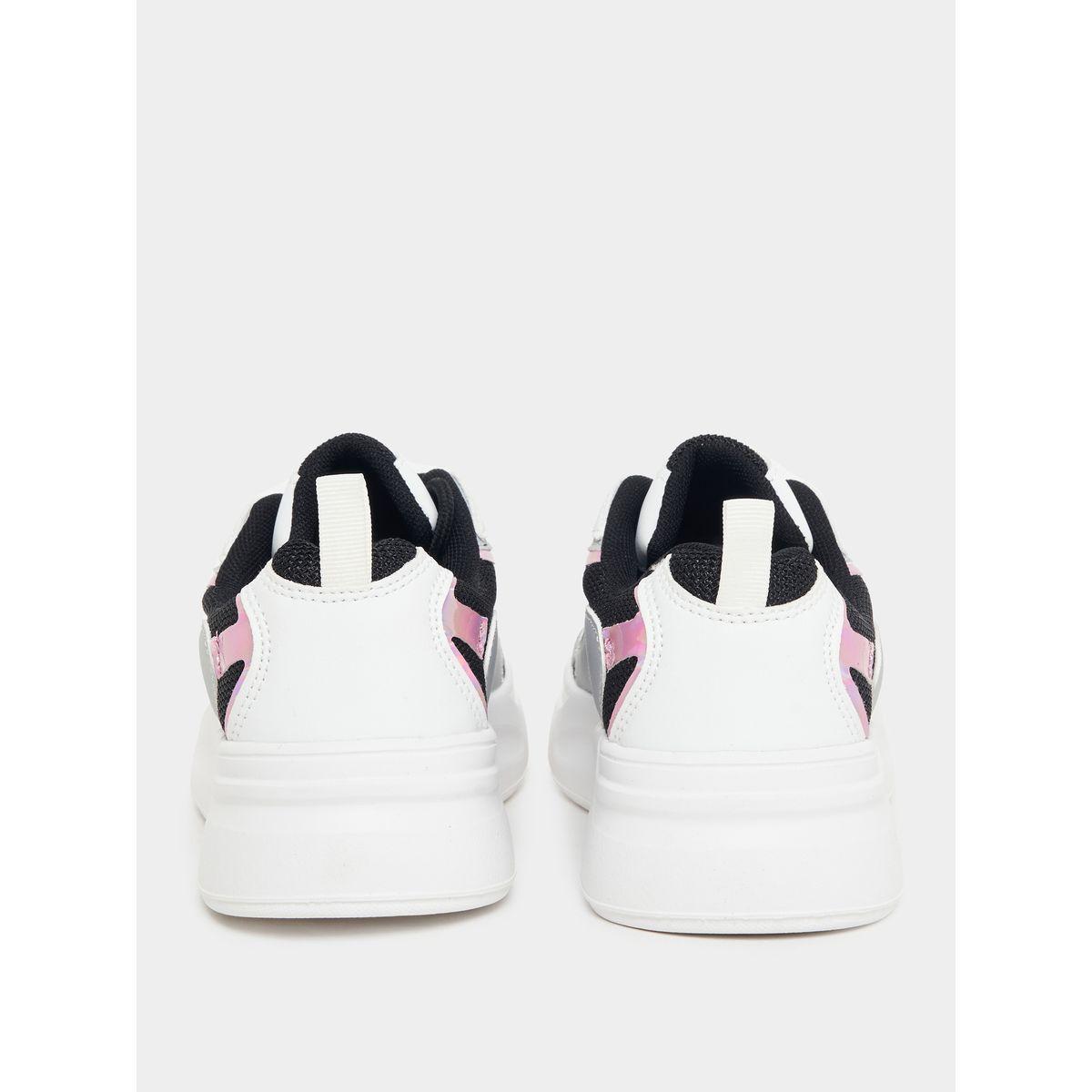 حذاء سنيكرز بنمط كتل الالوان مع رباط غلق-women-shoes-sneakers-image-3