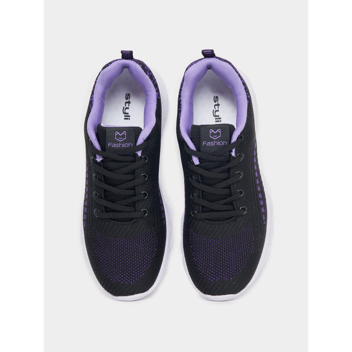 حذاء سنيكرز بتفاصيل شبكية برباط غلق-women-shoes-sneakers-image-6