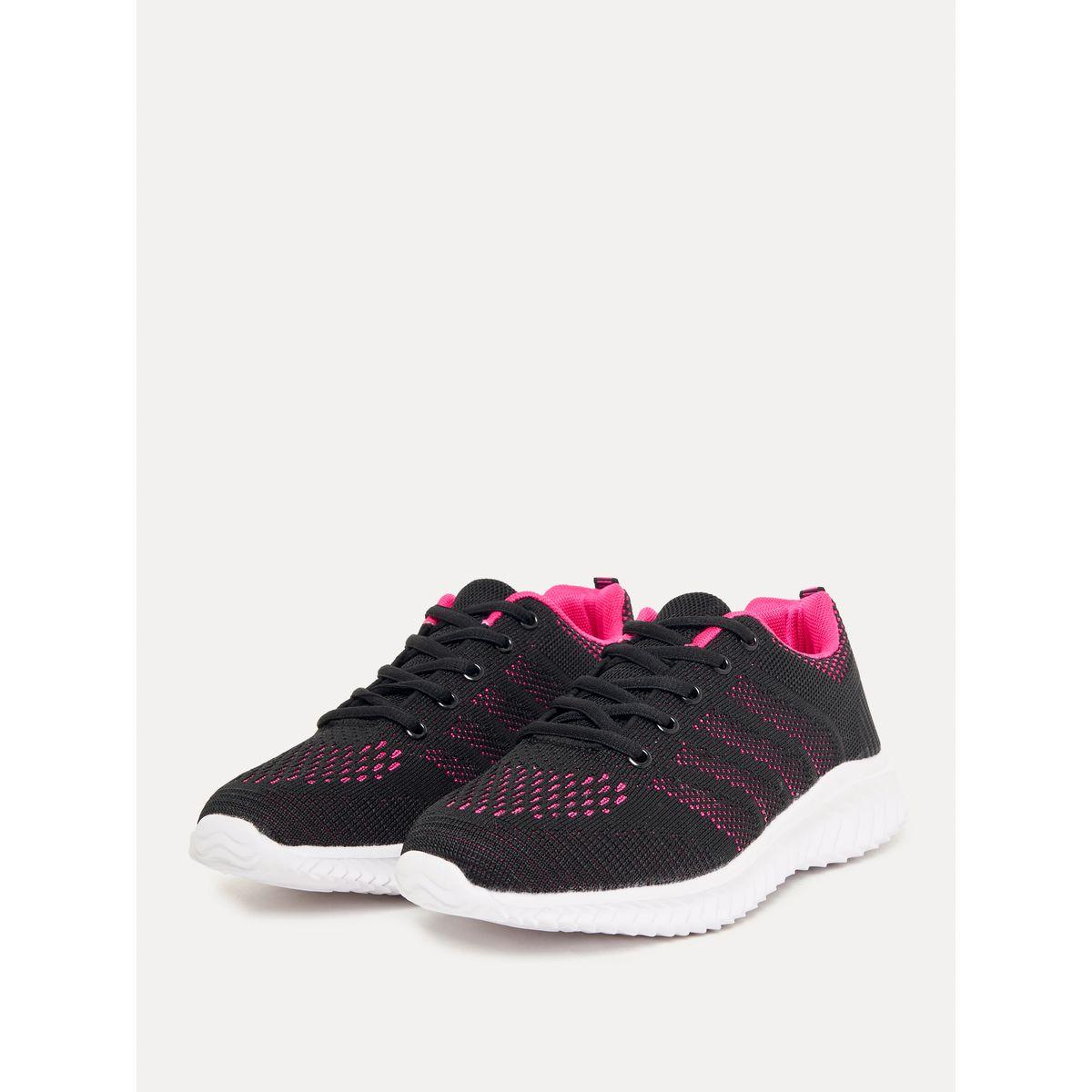 Styli Mesh Upper Lace Up Sport Sneakers-women-shoes-sneakers-image-2