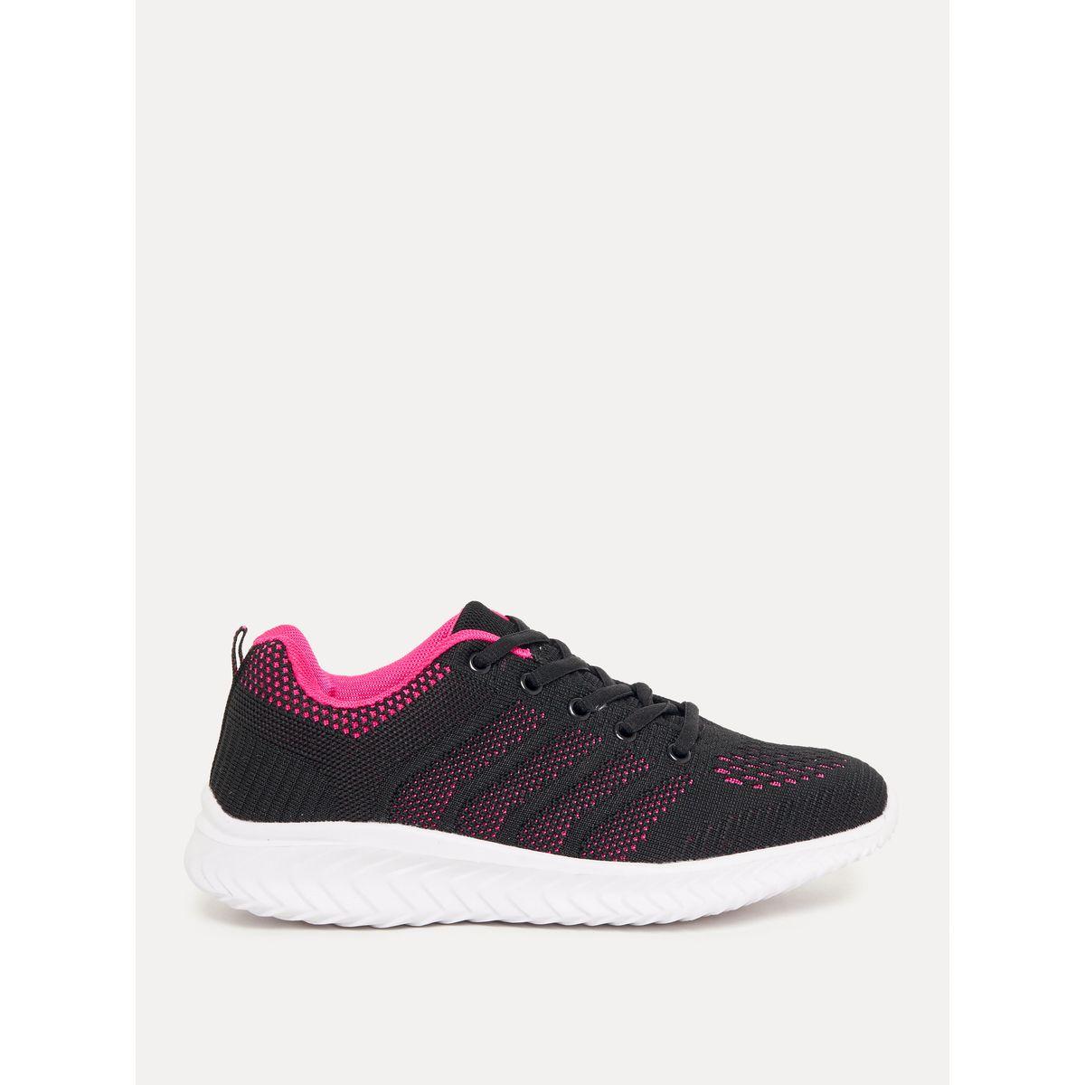 حذاء سنيكرز بتفاصيل شبكية ورباط غلق-women-shoes-sneakers-image-3