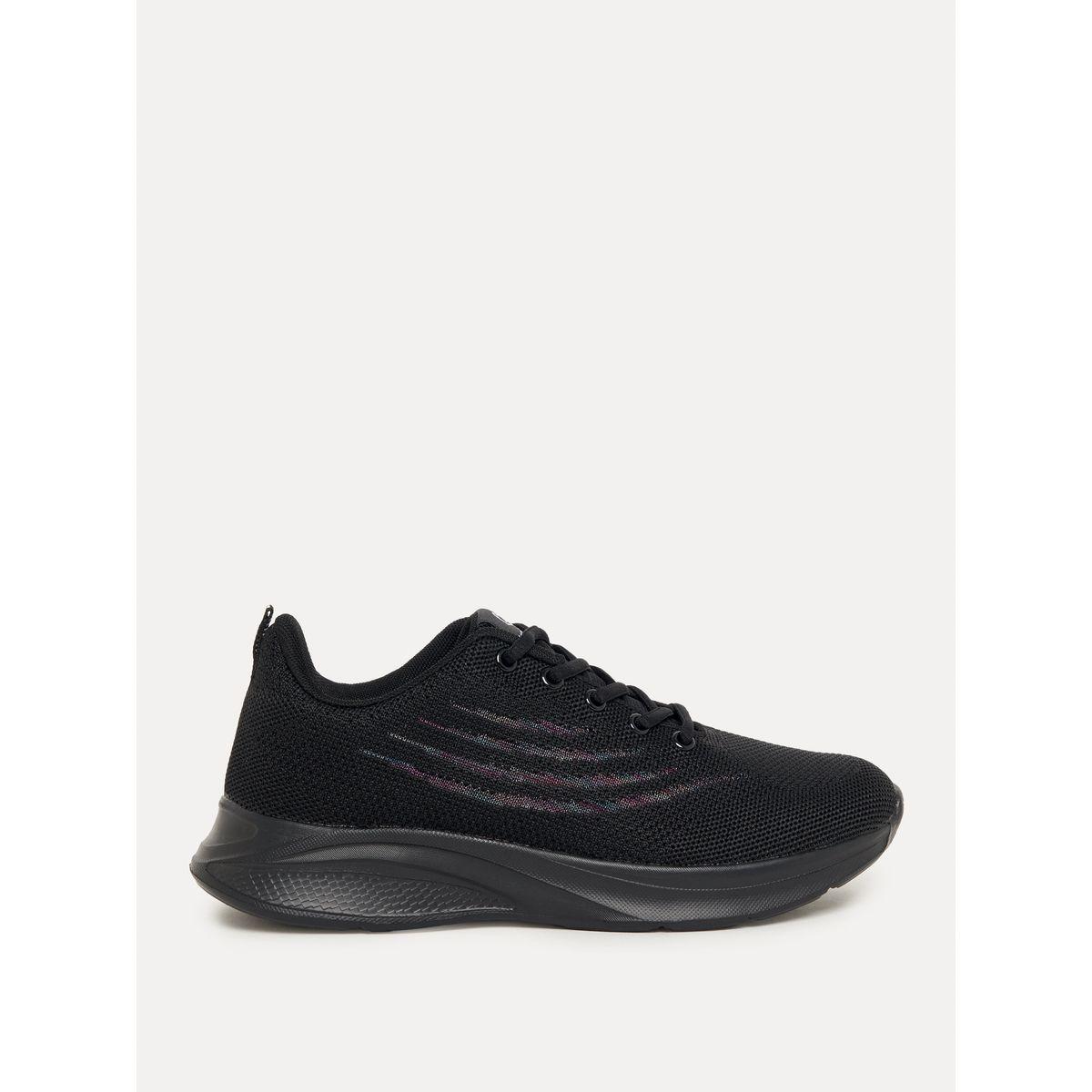 Styli Textured Lace-Up Sneakers-women-shoes-sneakers-image-2
