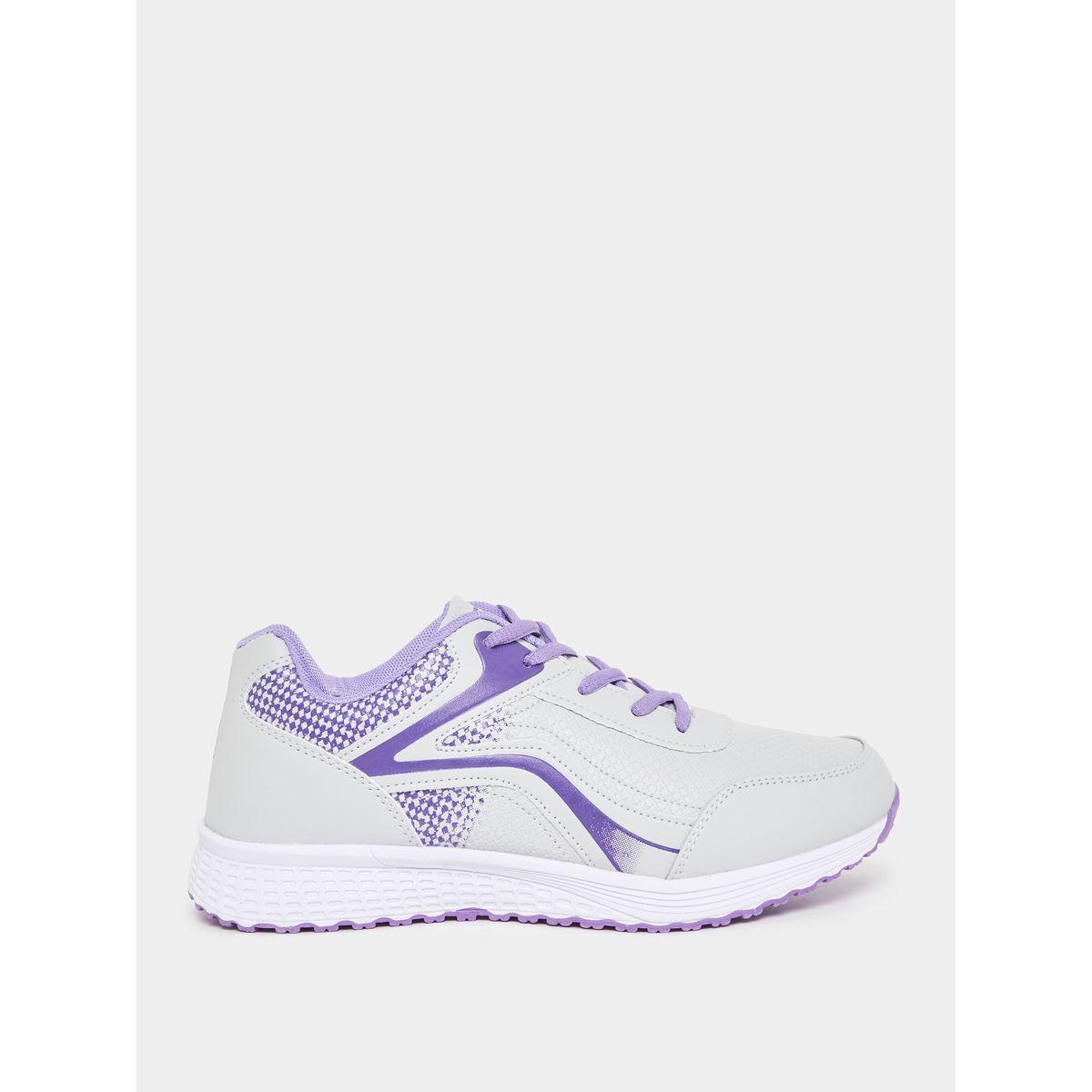 Styli Printed Panel Lace Up Sneakers-women-shoes-sneakers-image-3
