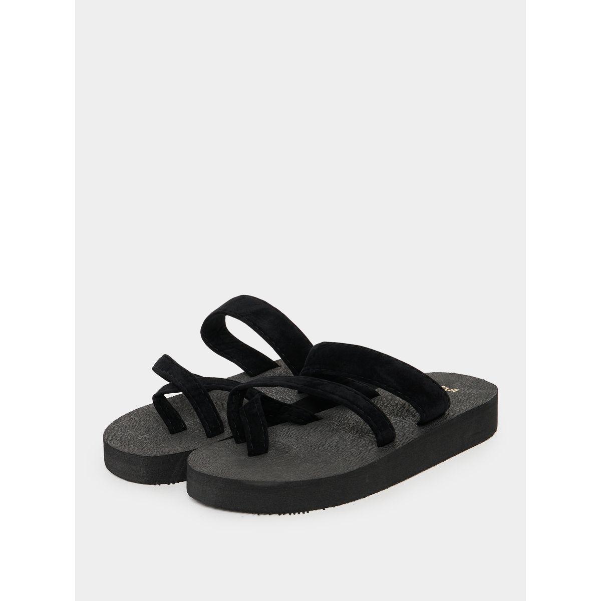 Styli Solid Strappy Flip Flops-women-shoes-flipflopsandslides-image-2