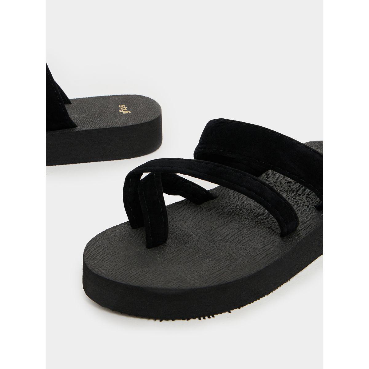 Styli Solid Strappy Flip Flops-women-shoes-flipflopsandslides-image-3