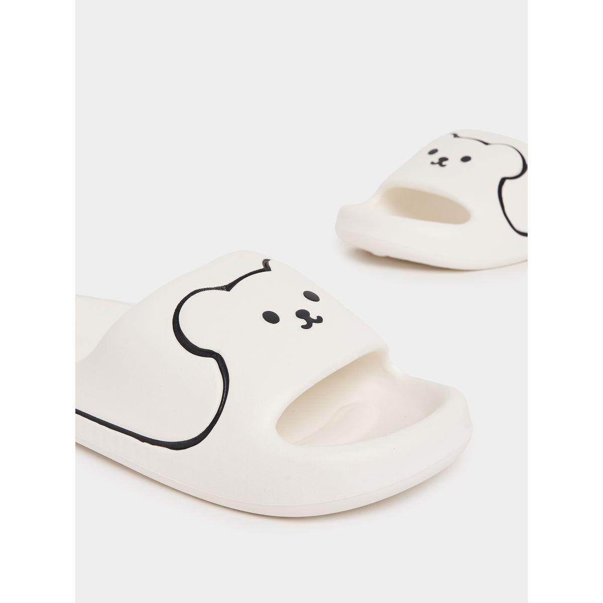 Styli Bear Strap Design Slides-women-shoes-flipflopsandslides-image-4