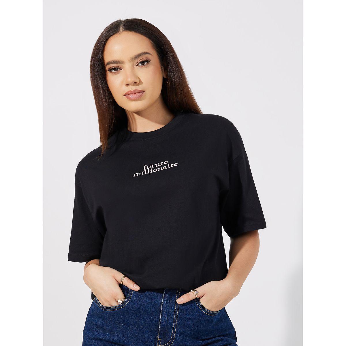 Styli Oversized Embroidered Slogan T-Shirt-women-clothing-tshirts-image-1