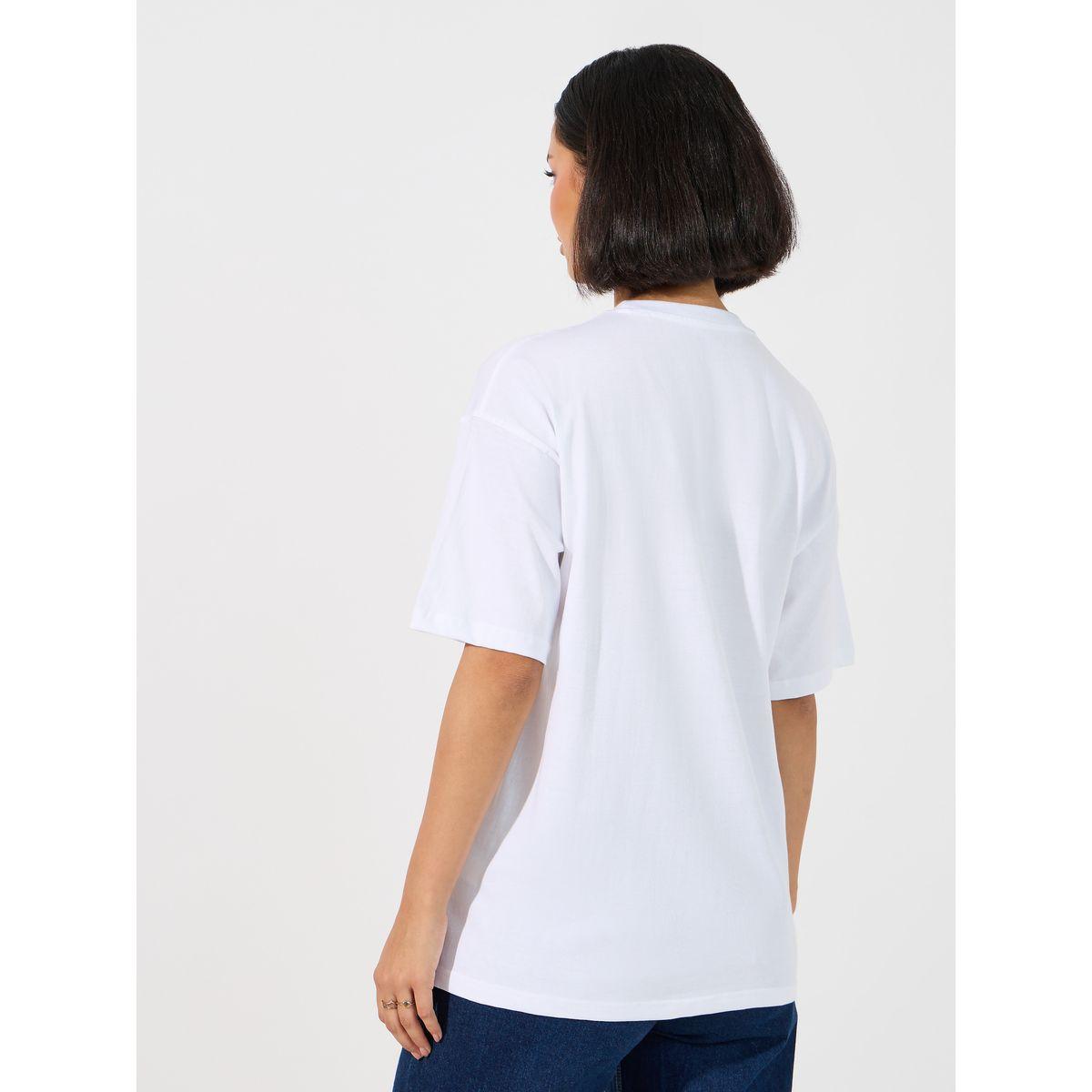 Styli Oversized La Poesie Paris Embroidered Slogan T-Shirt-women-clothing-tshirts-image-4