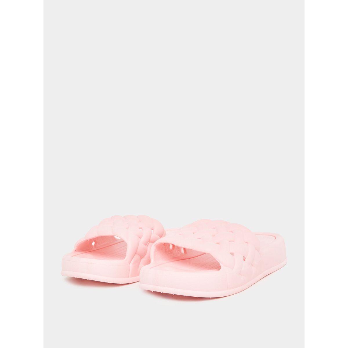 Styli Braided Pattern Strap Slides-women-shoes-flipflopsandslides-image-2