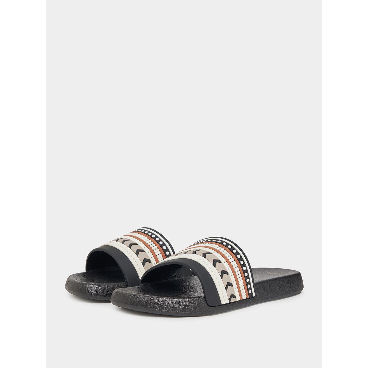 Styli Printed Strap Slides-women-shoes-flipflopsandslides-image-2