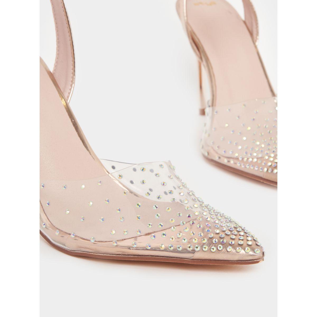 Styli Embellished Ankle Strap Stiletto Pumps-women-shoes-heels-image-3