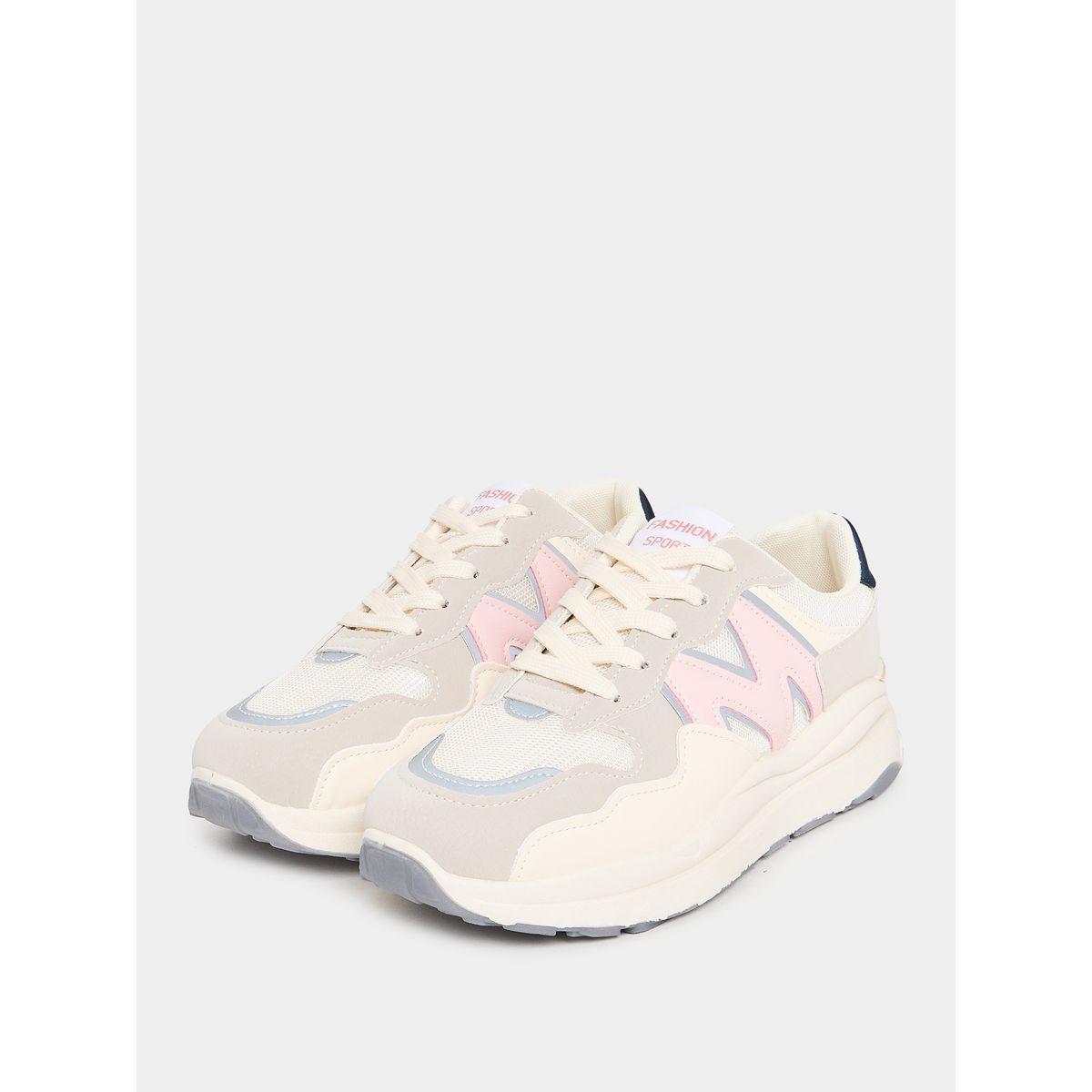 حذاء سنيكرز بنعل شانكي ورباط غلق-women-shoes-sneakers-image-2