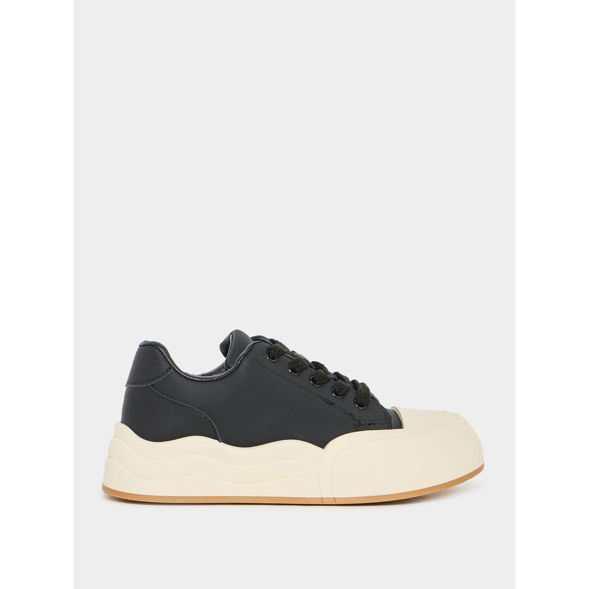 Styli Solid Casual Lace Up Shoes-women-shoes-loafersandmoccasins-image-1