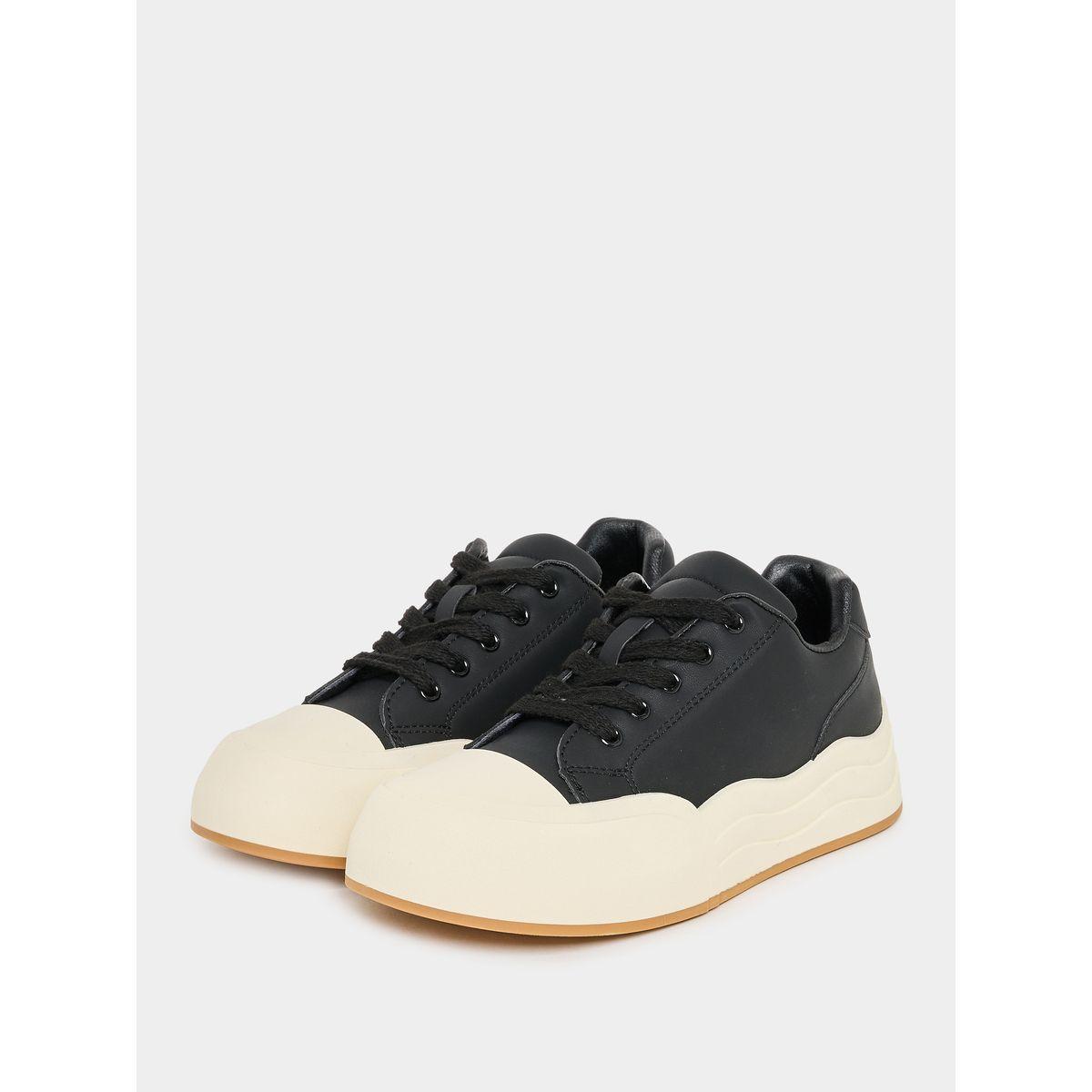 Styli Solid Casual Lace Up Shoes-women-shoes-loafersandmoccasins-image-2