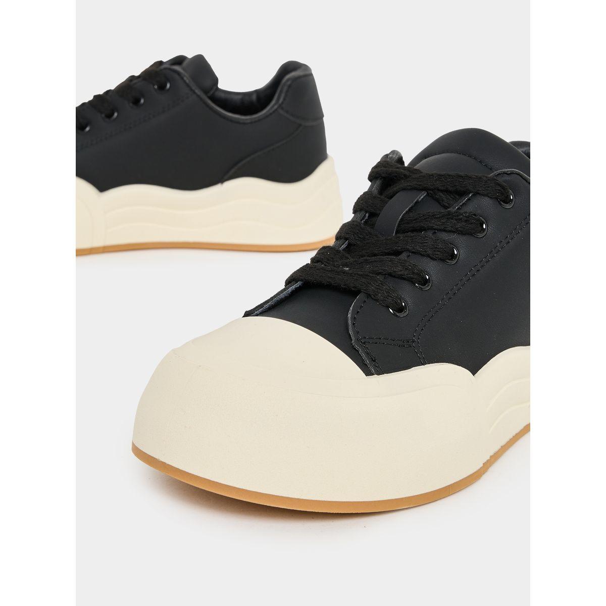 Styli Solid Casual Lace Up Shoes-women-shoes-loafersandmoccasins-image-3