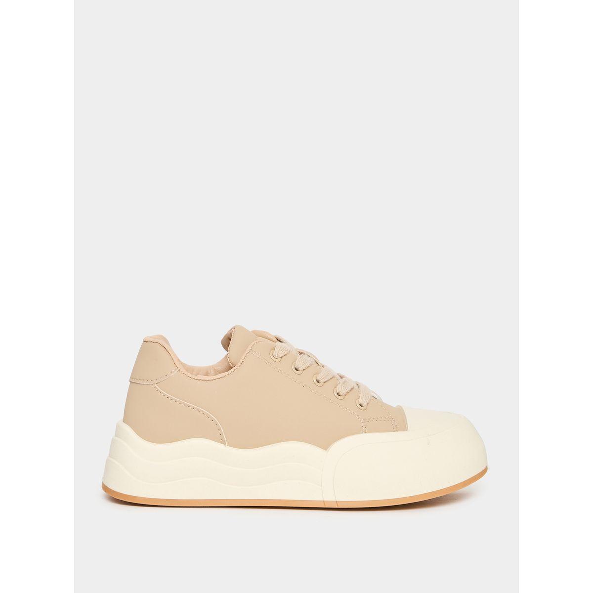 Styli Solid Casual Lace Up Shoes-women-shoes-loafersandmoccasins-image-1