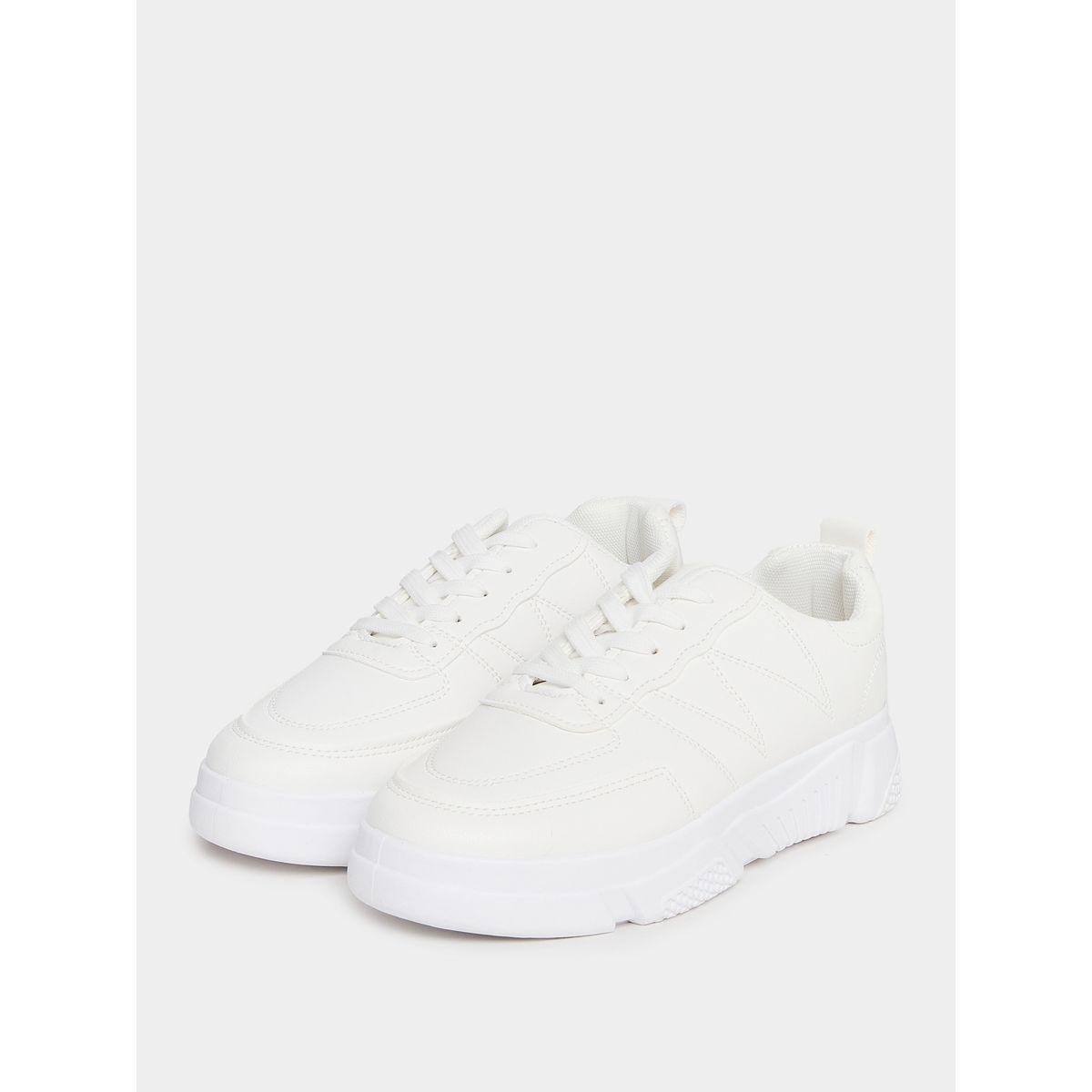Styli Solid Mid Top Classic Sneakers-women-shoes-sneakers-image-2