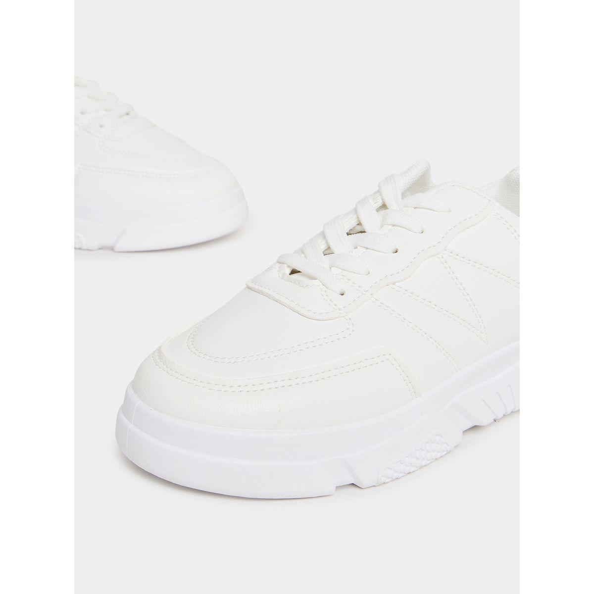 حذاء سنيكرز سادة برقبة متوسطة-women-shoes-sneakers-image-4