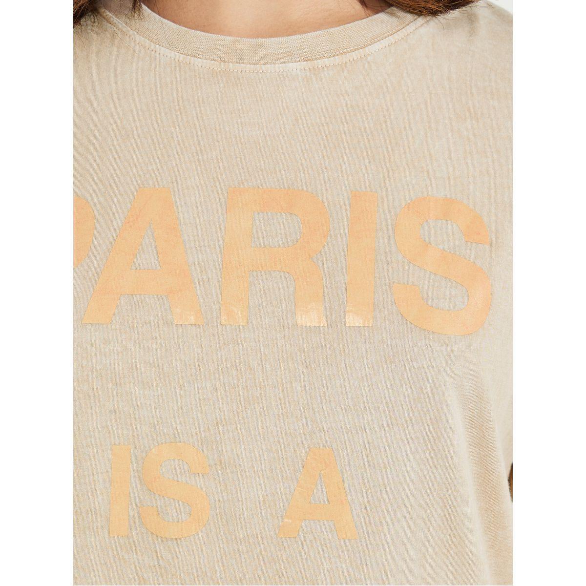 تيشيرت فضفاض مطبع بطبعة كتابة-women-clothing-tshirts-image-4