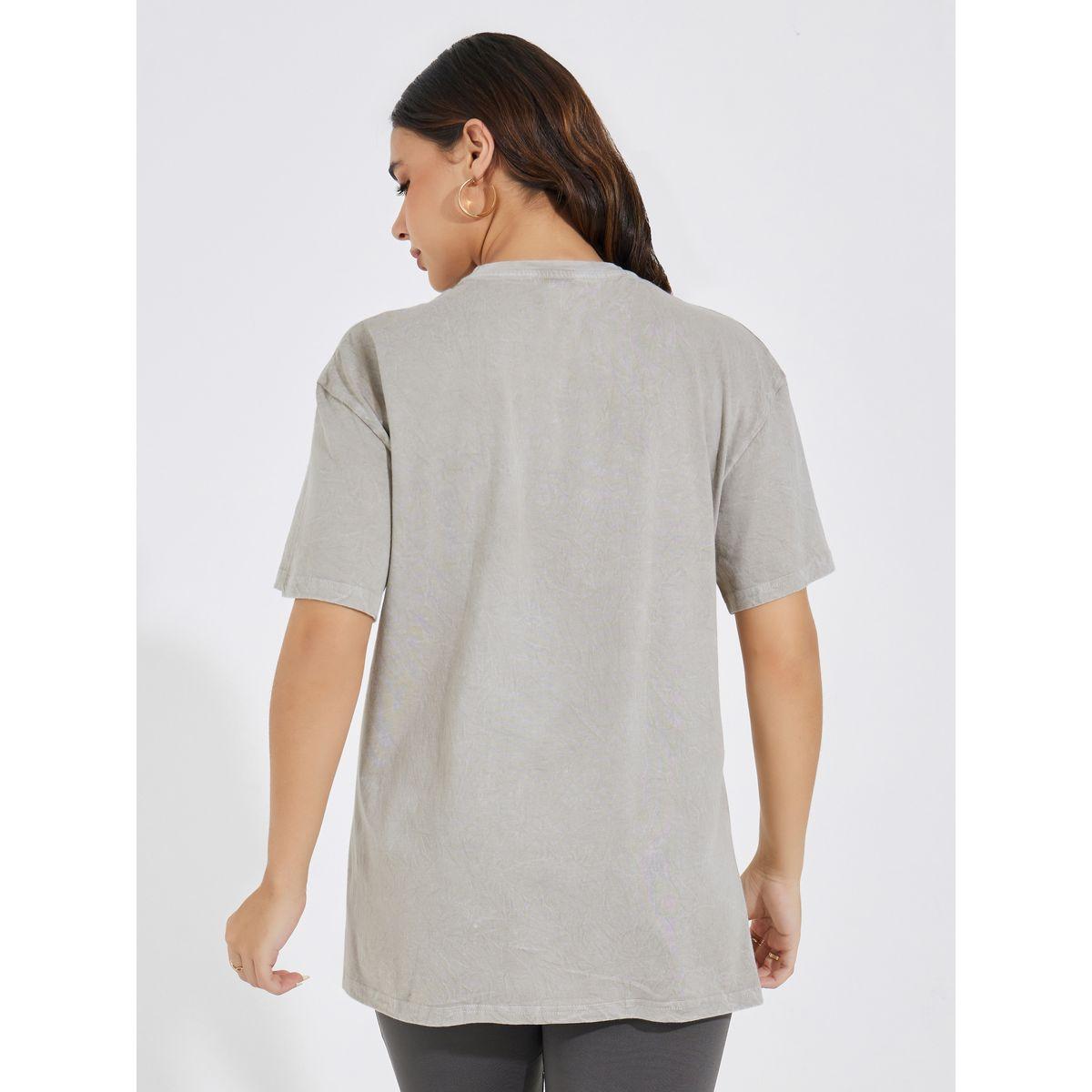 Styli Faded Wash Slogan Print Oversized T-Shirt-women-clothing-tshirts-image-4