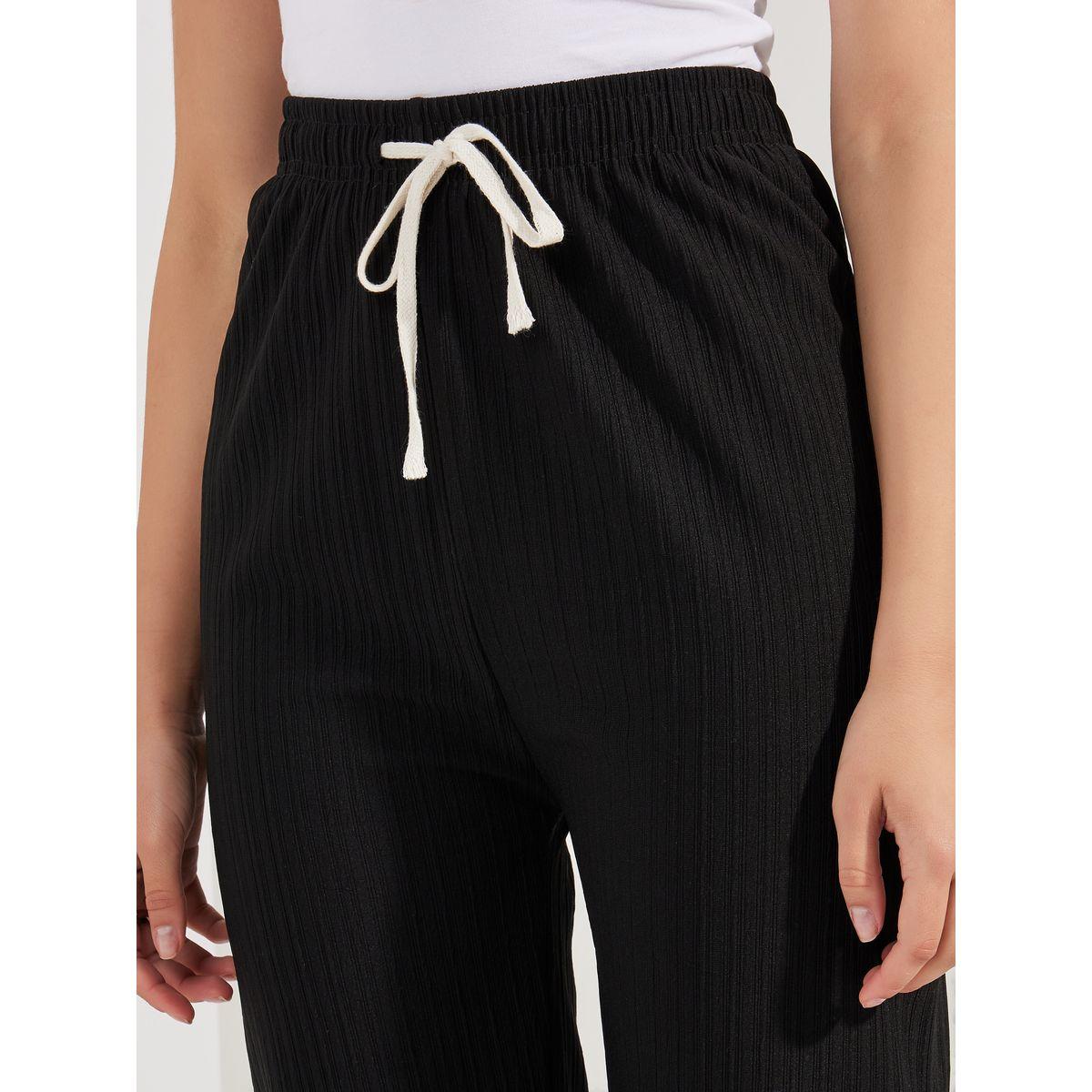 Styli Elastic Waistband Straight Leg Pants-women-clothing-bottoms-trousers-image-3