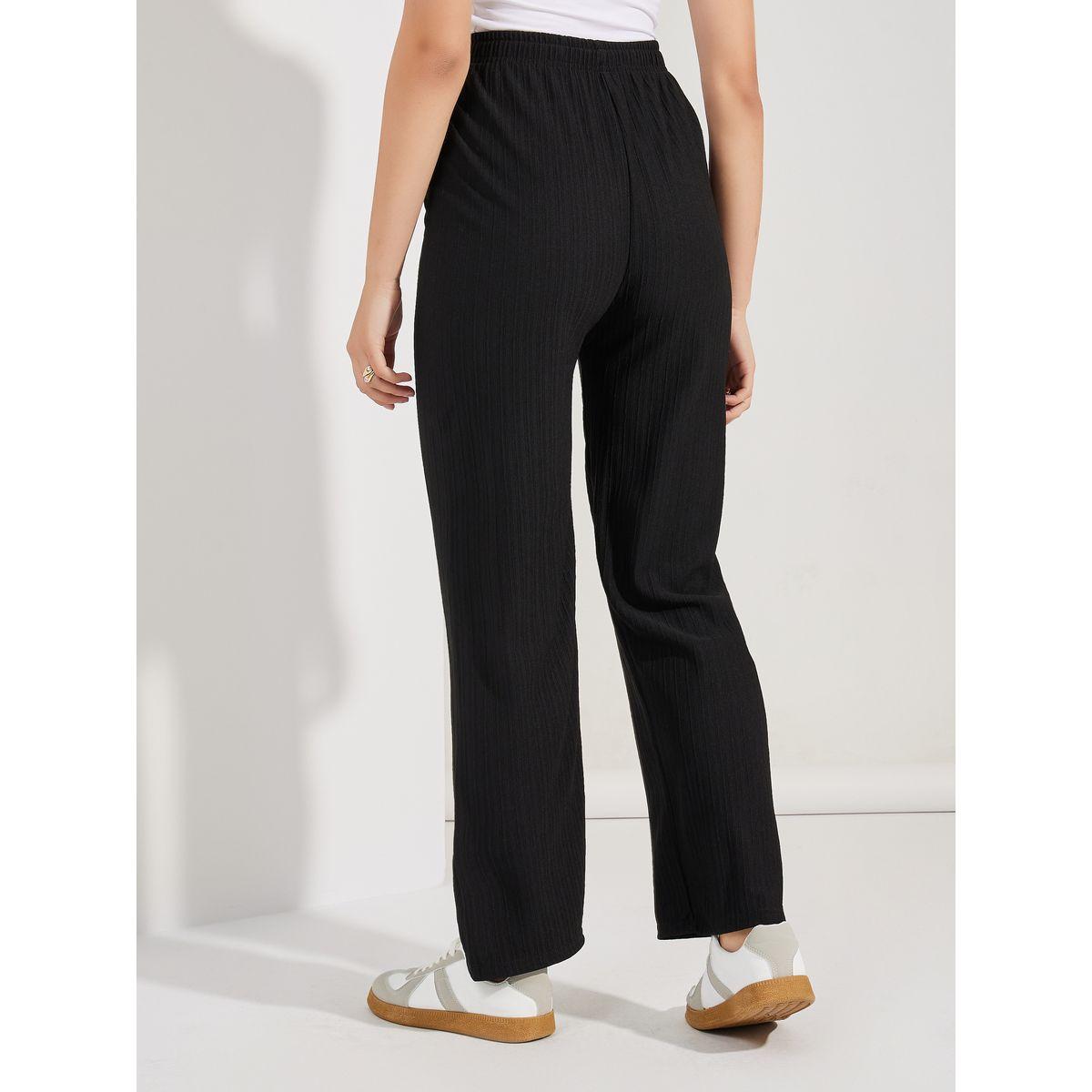 Styli Elastic Waistband Straight Leg Pants-women-clothing-bottoms-trousers-image-4