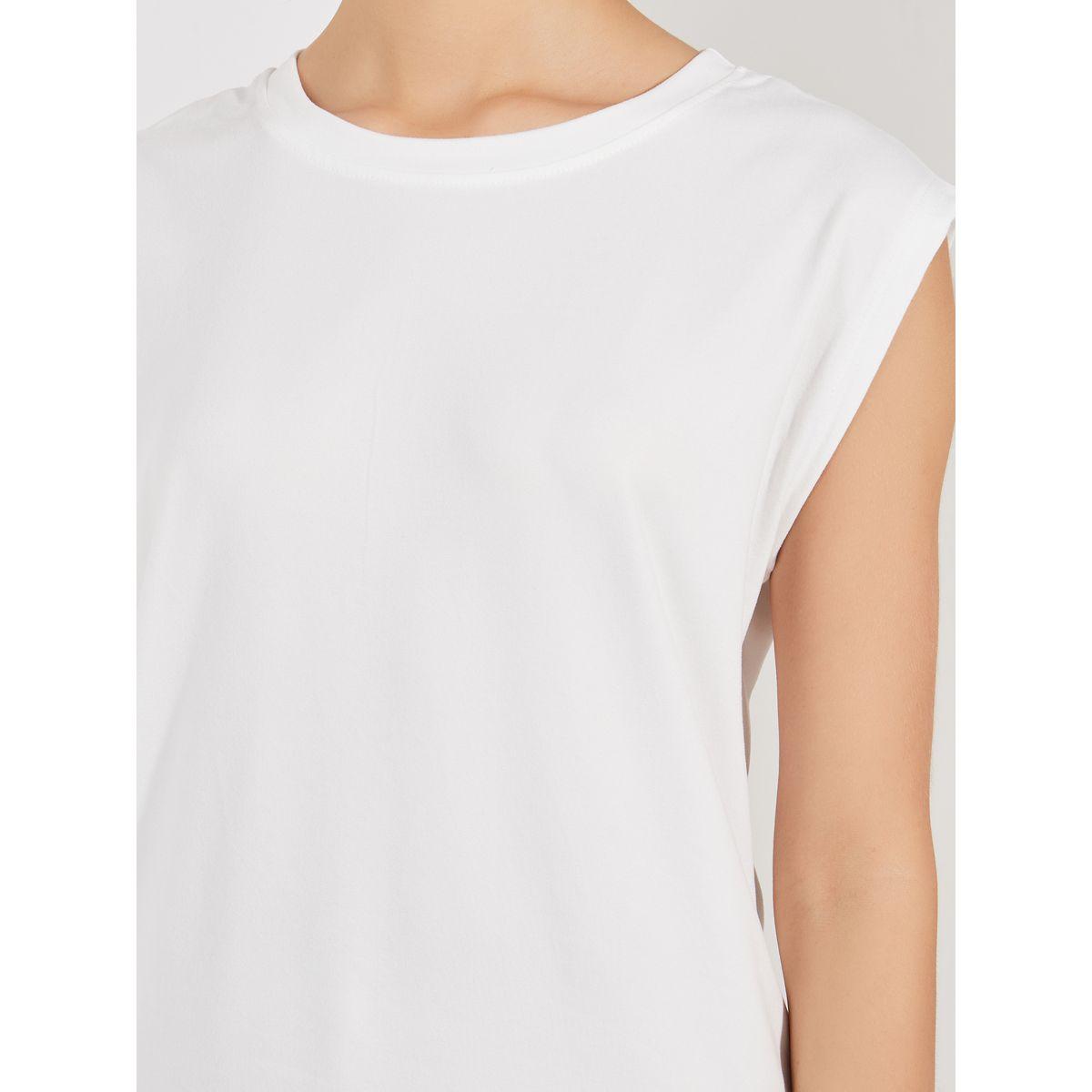 Styli Solid Round Neck Sleeveless T-Shirt-women-clothing-tshirts-image-4