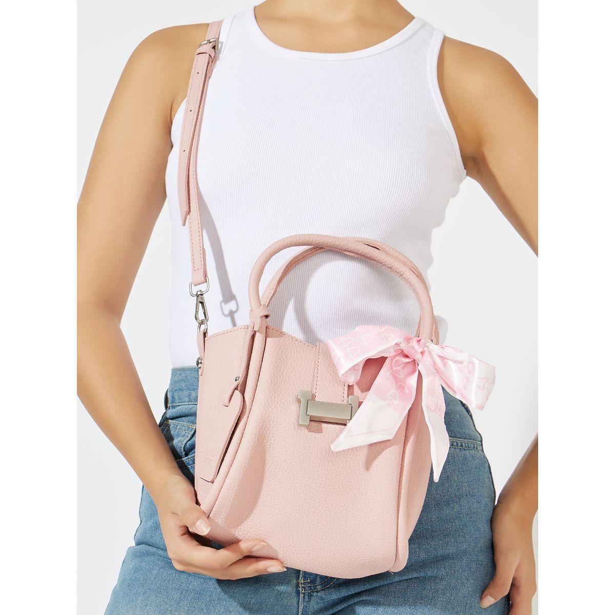 Styli Ribbon Accent Handbag with Inner Pouch-women-bagsandwallets-handbags-image-3