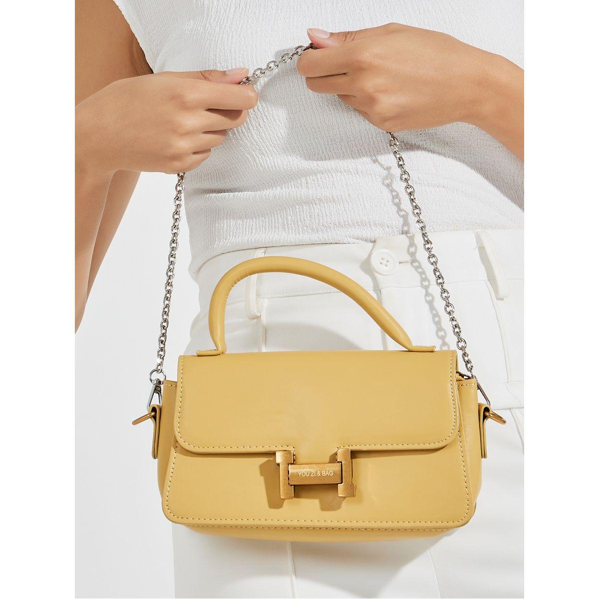 Styli Logo Detail Top Handle Bag with Adjustable Strap-women-bagsandwallets-handbags-image-3