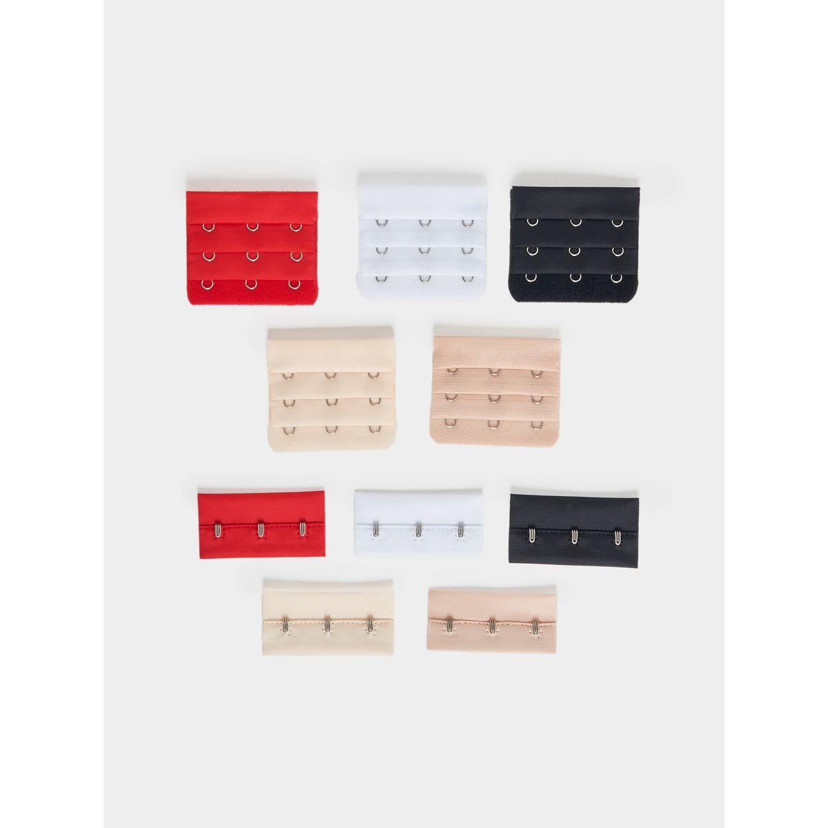 Styli Pack of 5 - Three Bar Hook & Eye Band Extender-women-clothing-lingerie-lingerieaccessories-image-1