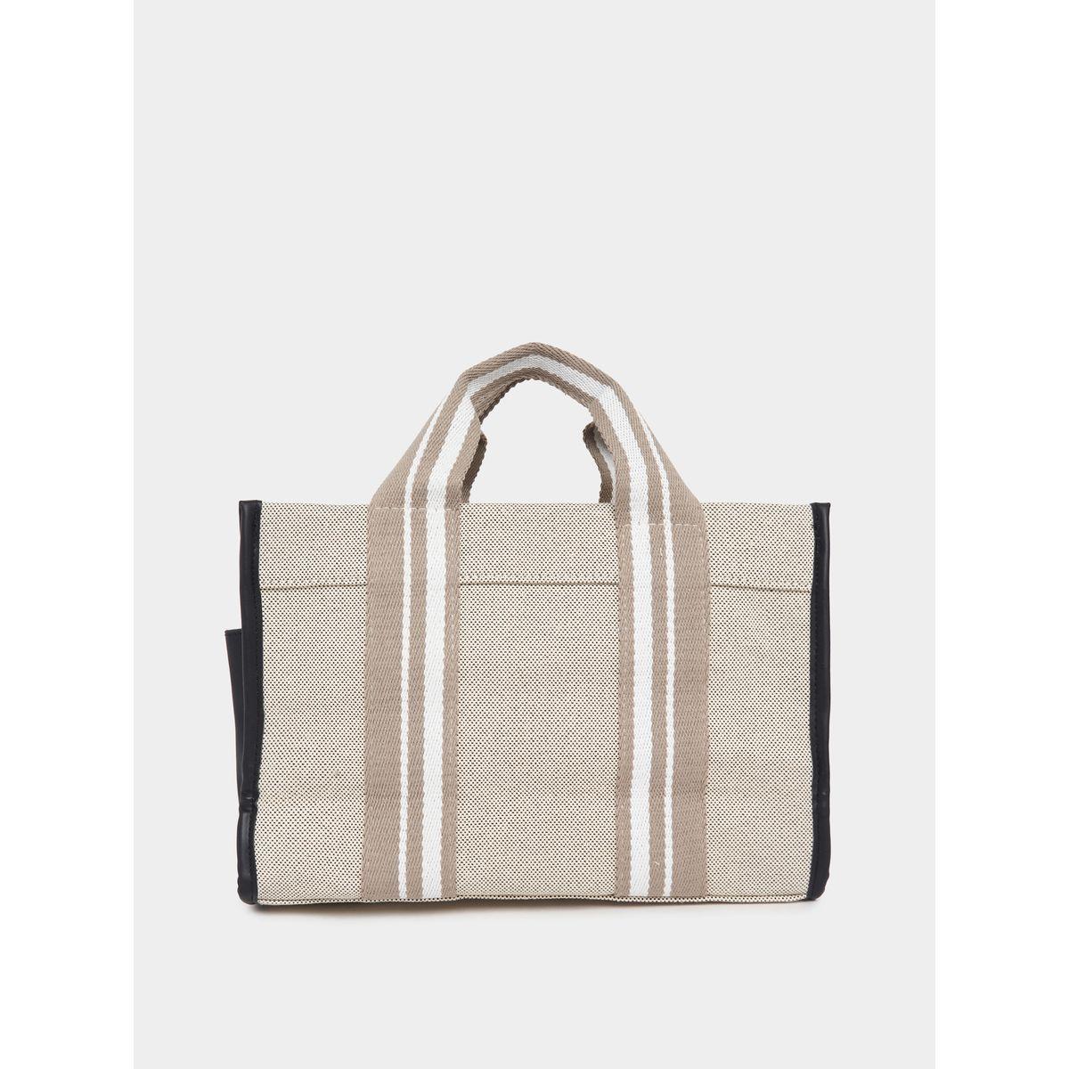 شنطة يد بحزام مخطط بتفاصيل مُتباينة-women-bagsandwallets-handbags-image-3