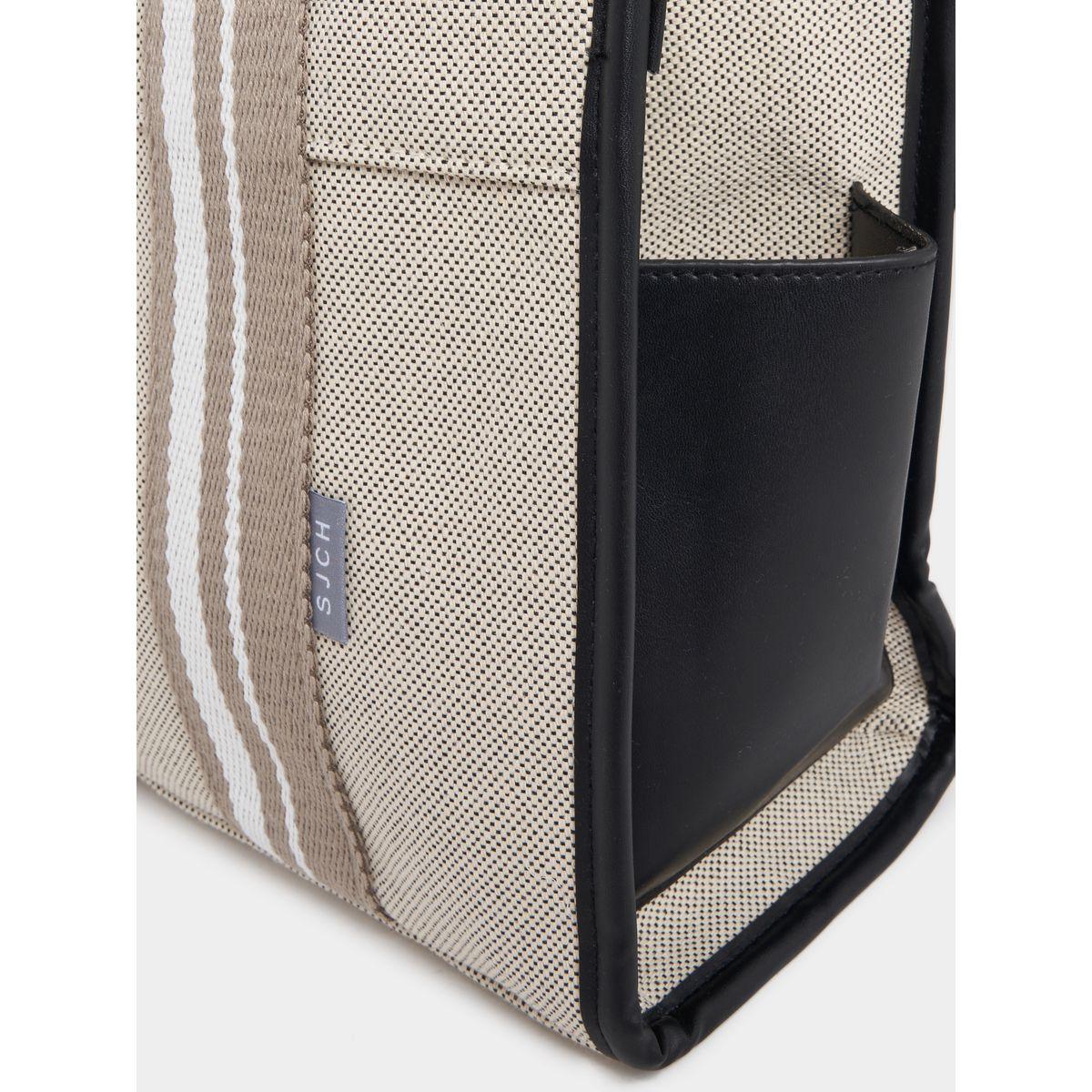 شنطة يد بحزام مخطط بتفاصيل مُتباينة-women-bagsandwallets-handbags-image-2