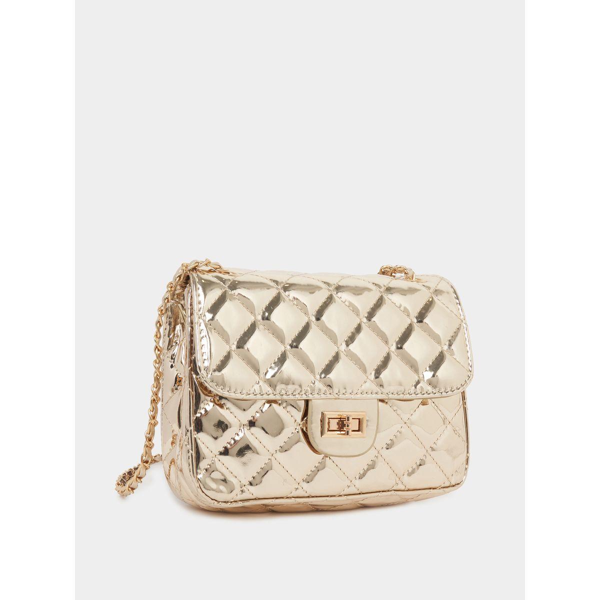 Styli Quilted Shoulder Bag with Adjustable Strap & Coin Pouch-women-bagsandwallets-handbags-image-1