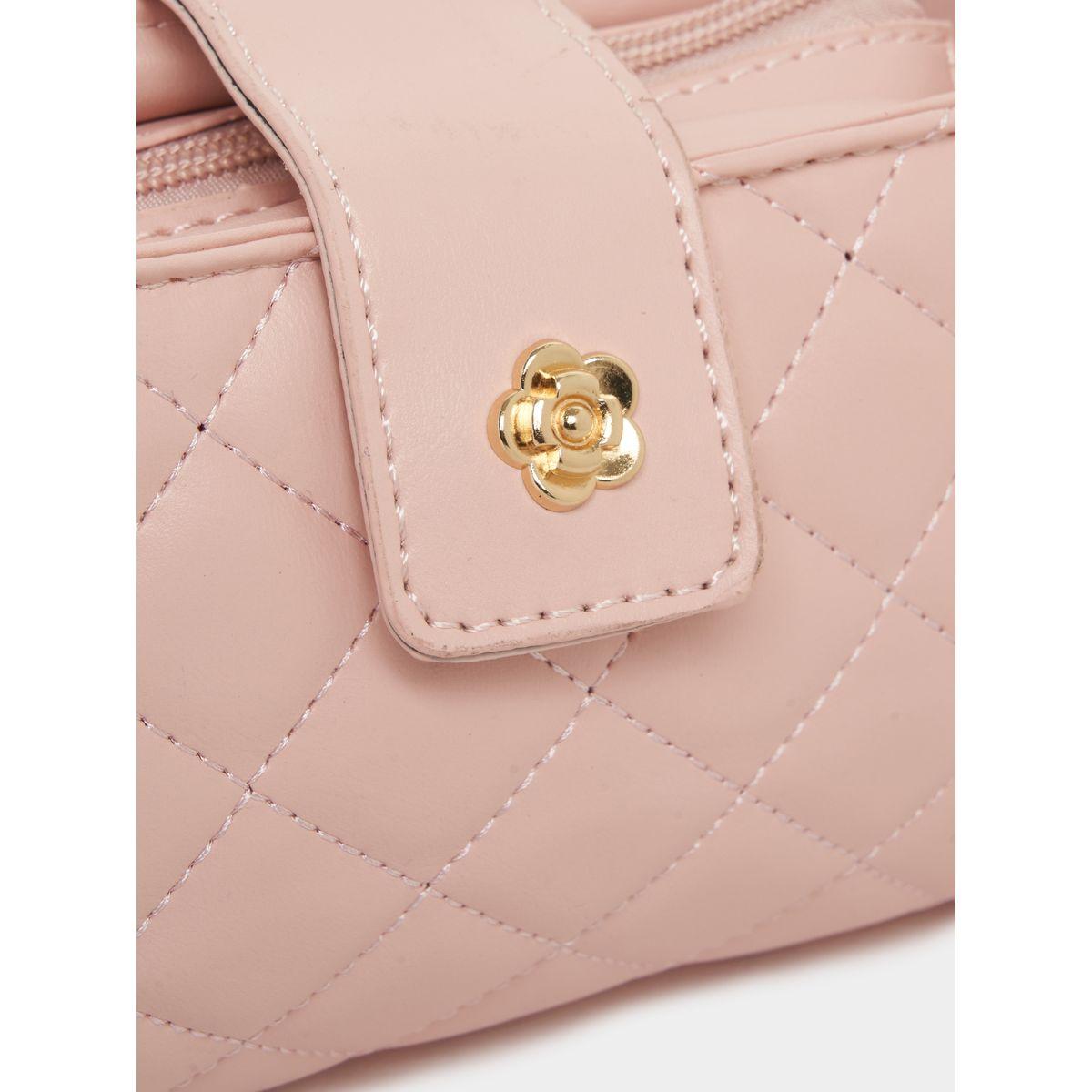 Styli Quilted Shoulder Bag with Chain Strap-women-bagsandwallets-handbags-image-6