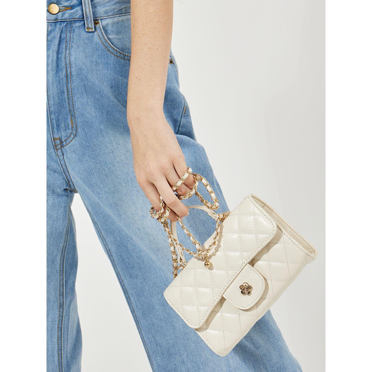 شنطة يد بتفاصيل بارزة الملمس مع قفل دوار-women-bagsandwallets-handbags-image-2