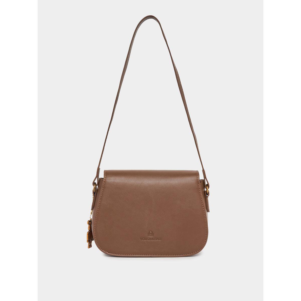 Styli Metal Flap Accent Shoulder Bag with Key Chain-women-bagsandwallets-handbags-image-4