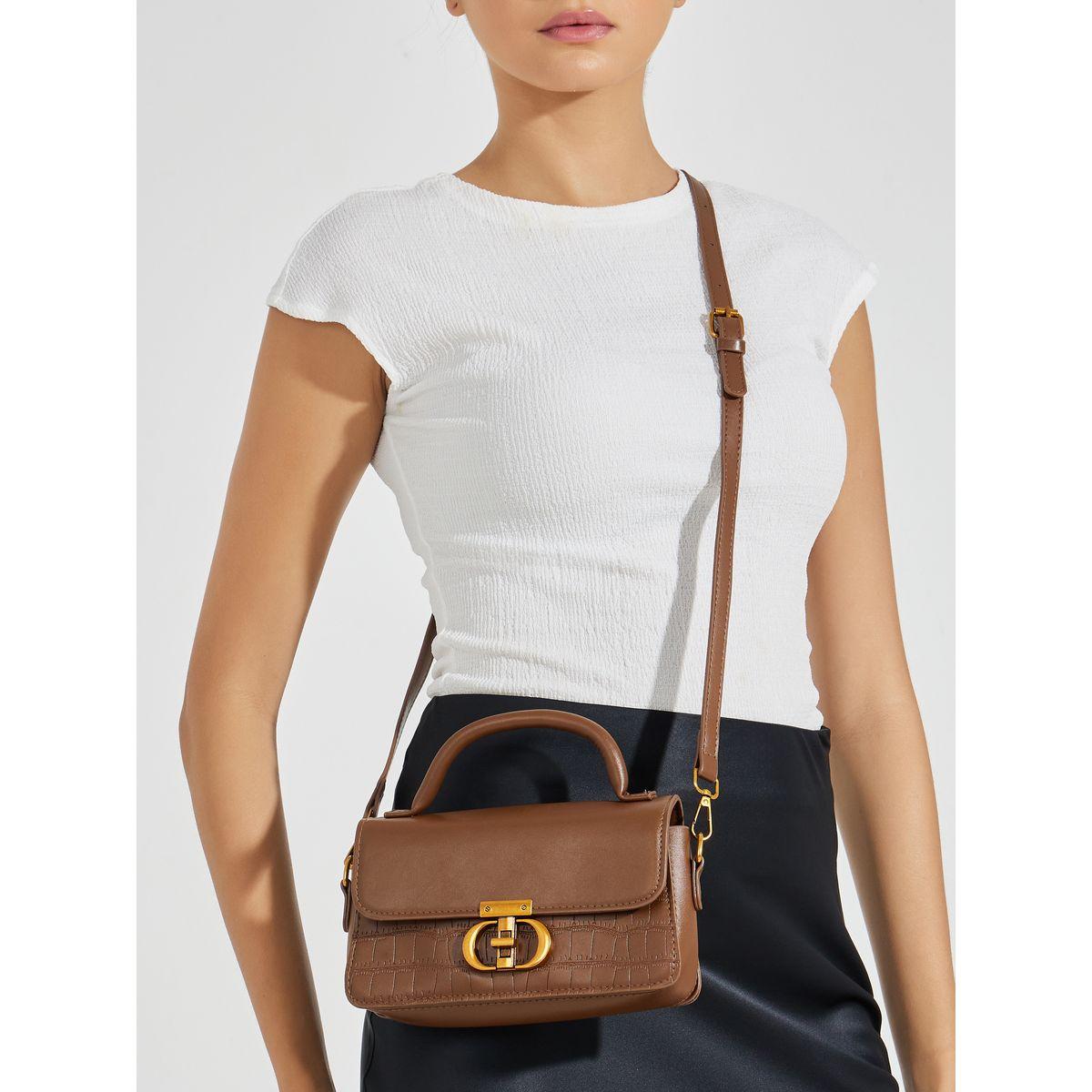 شنطة يد سادة بحمالات قابلة للفصل وقفل دوار-women-bagsandwallets-handbags-image-5