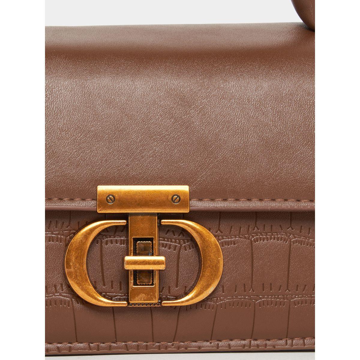 شنطة يد سادة بحمالات قابلة للفصل وقفل دوار-women-bagsandwallets-handbags-image-2