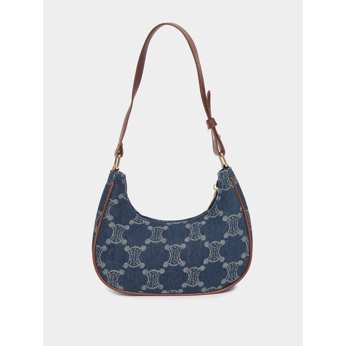 Styli Patterned Shoulder Bag with Zip Closure-women-bagsandwallets-handbags-image-3