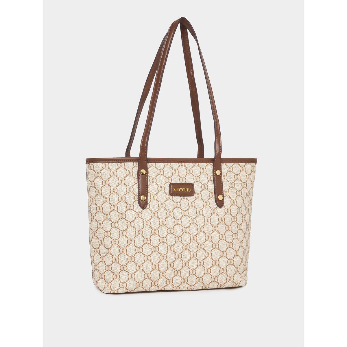 Styli Printed Shoulder Bag with Pouch & Zip Closure-women-bagsandwallets-handbags-image-1