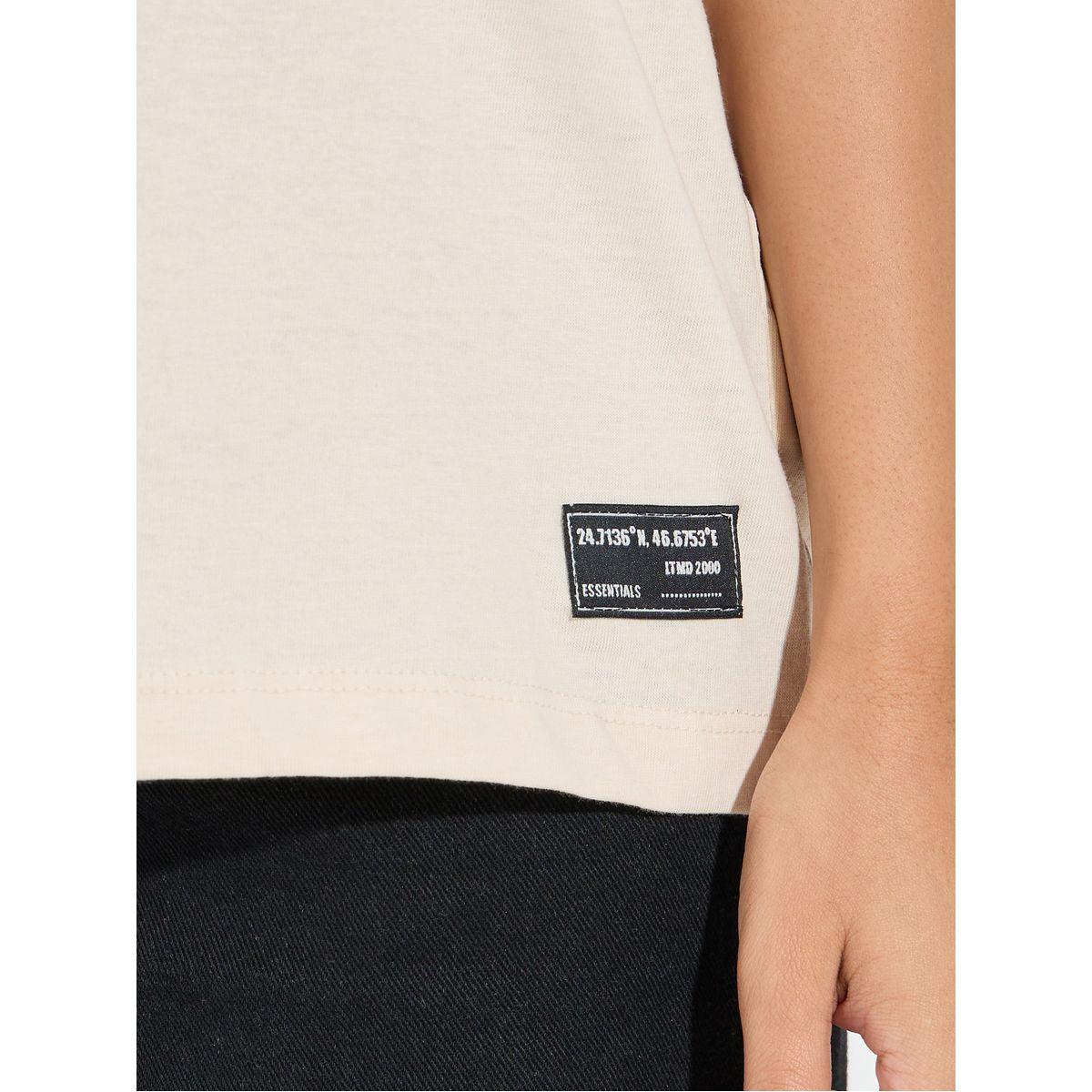 Styli Elevate Cotton Jersey Slogan Print Crew Neck T-Shirt-women-clothing-tshirts-image-4