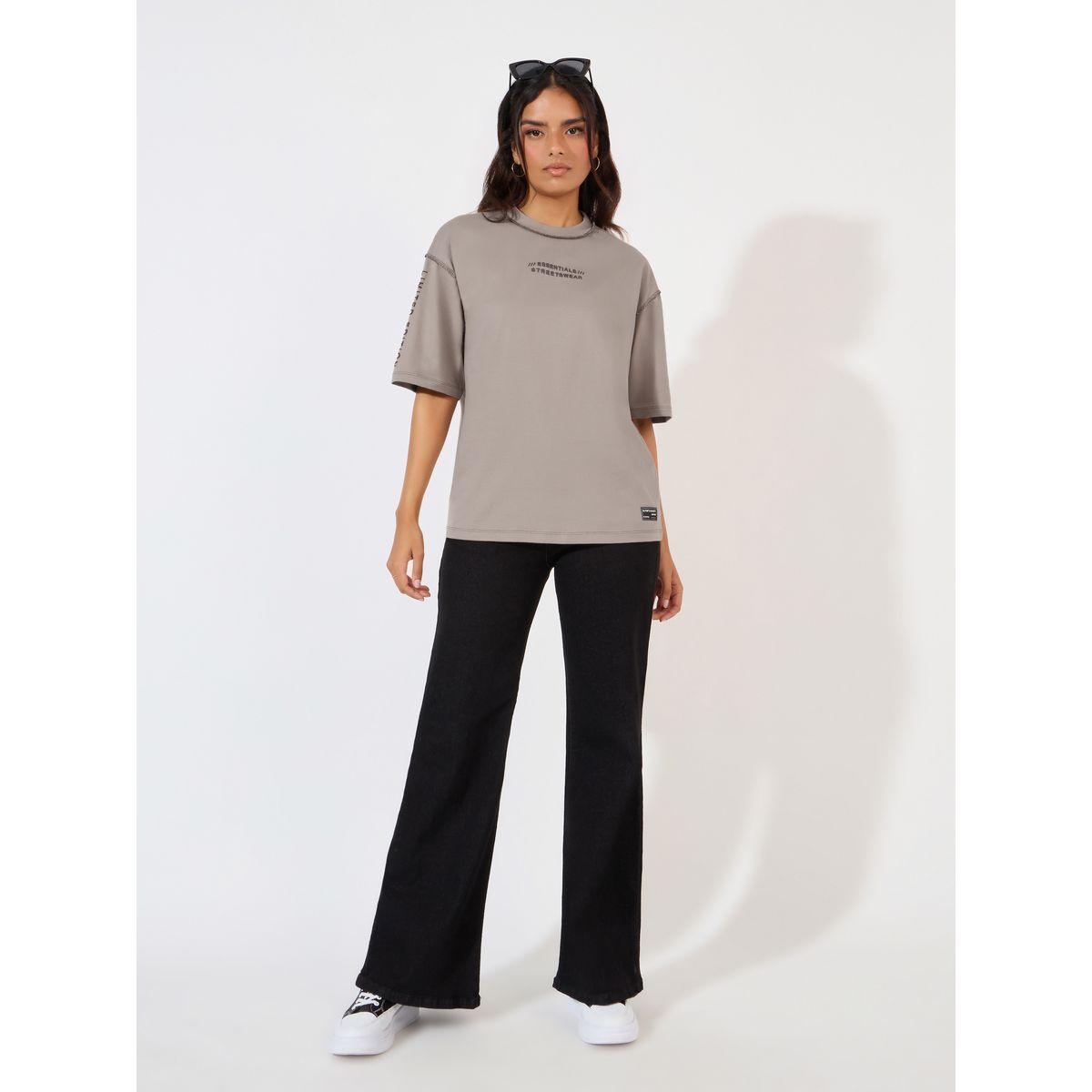 Styli Elevate Oversized Overlock Seam Detail Printed T-Shirt-women-clothing-tshirts-image-2